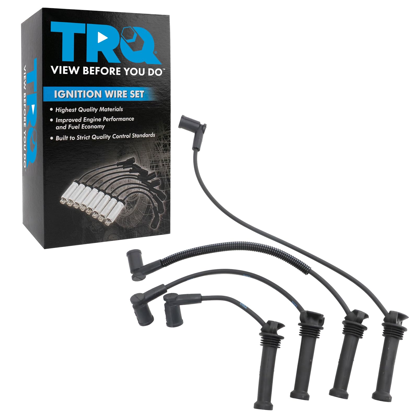 Trq Spark Plug Wire Set Compatible With 2003-2005 Mazda 6