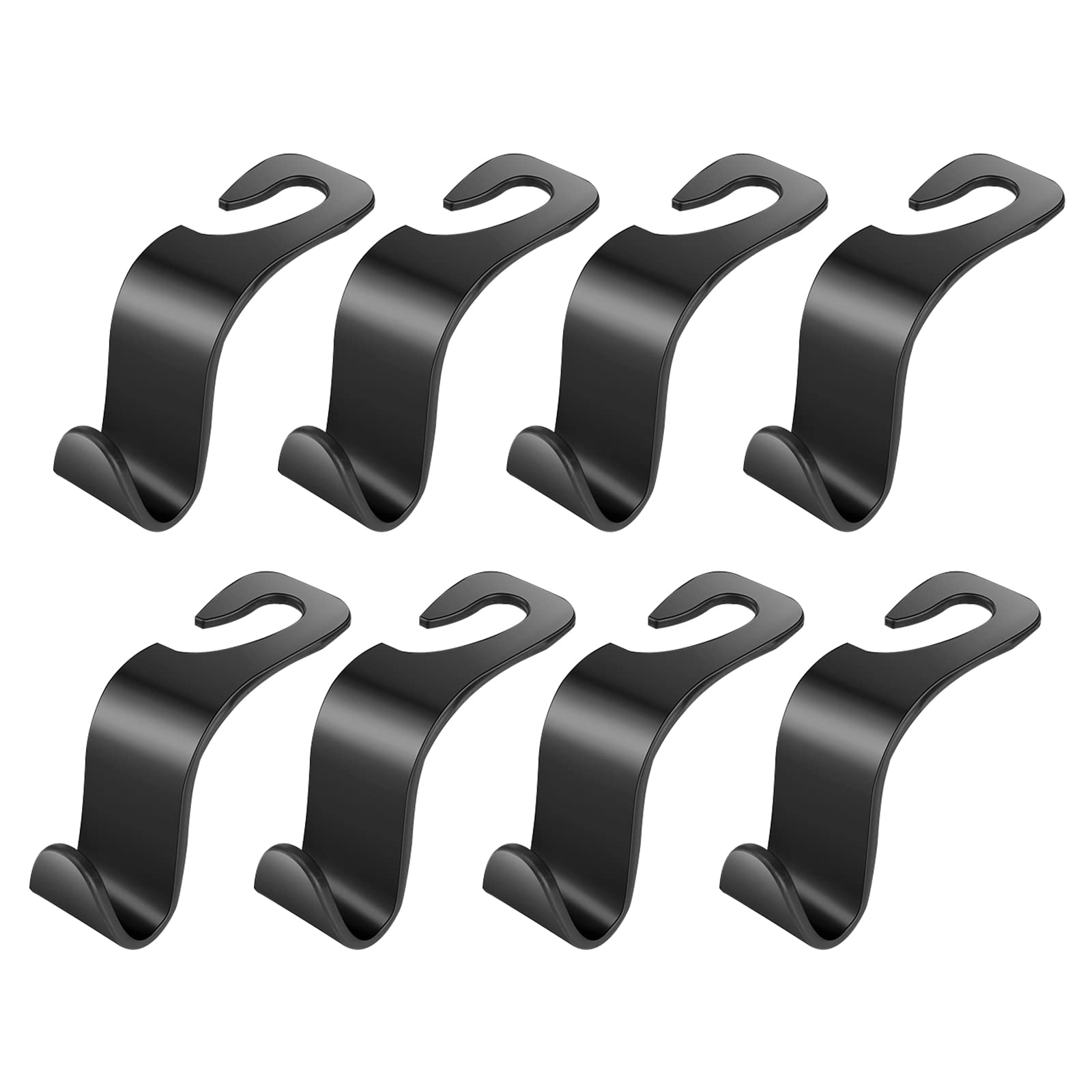 Vtechology Car Seat Headrest Hook,8Pack Car Headrest Bag Hooks Seat Headrest Hooks Backseat Headrest Hangers Storage For Purses,
