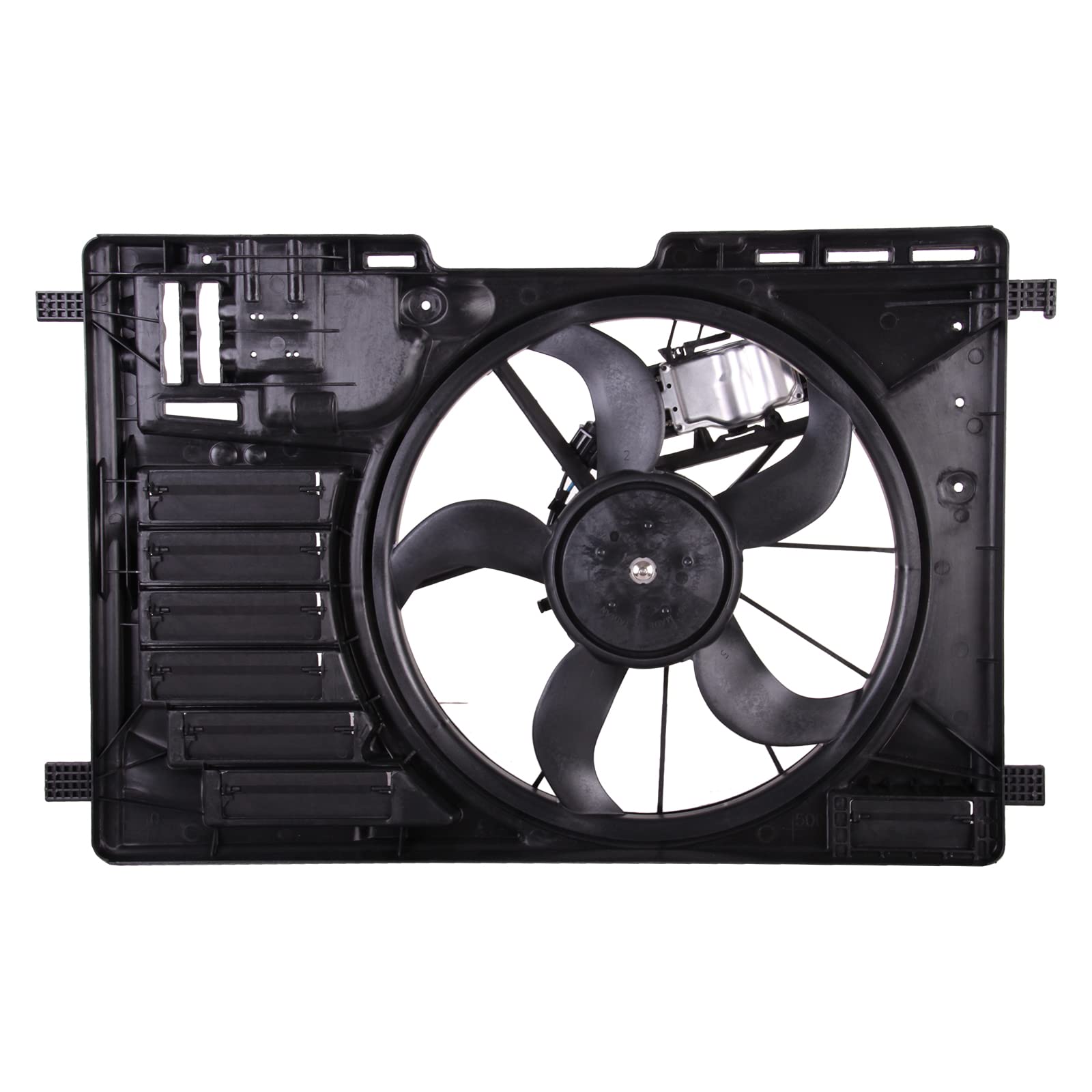 TYG OE Replacement(CAPA Quality) Cooling Fan Extra Silent for 2013-2019 Ford Escape 1.6L Turbo/ 2013-2016 2.5L, 2014-2018 Transi