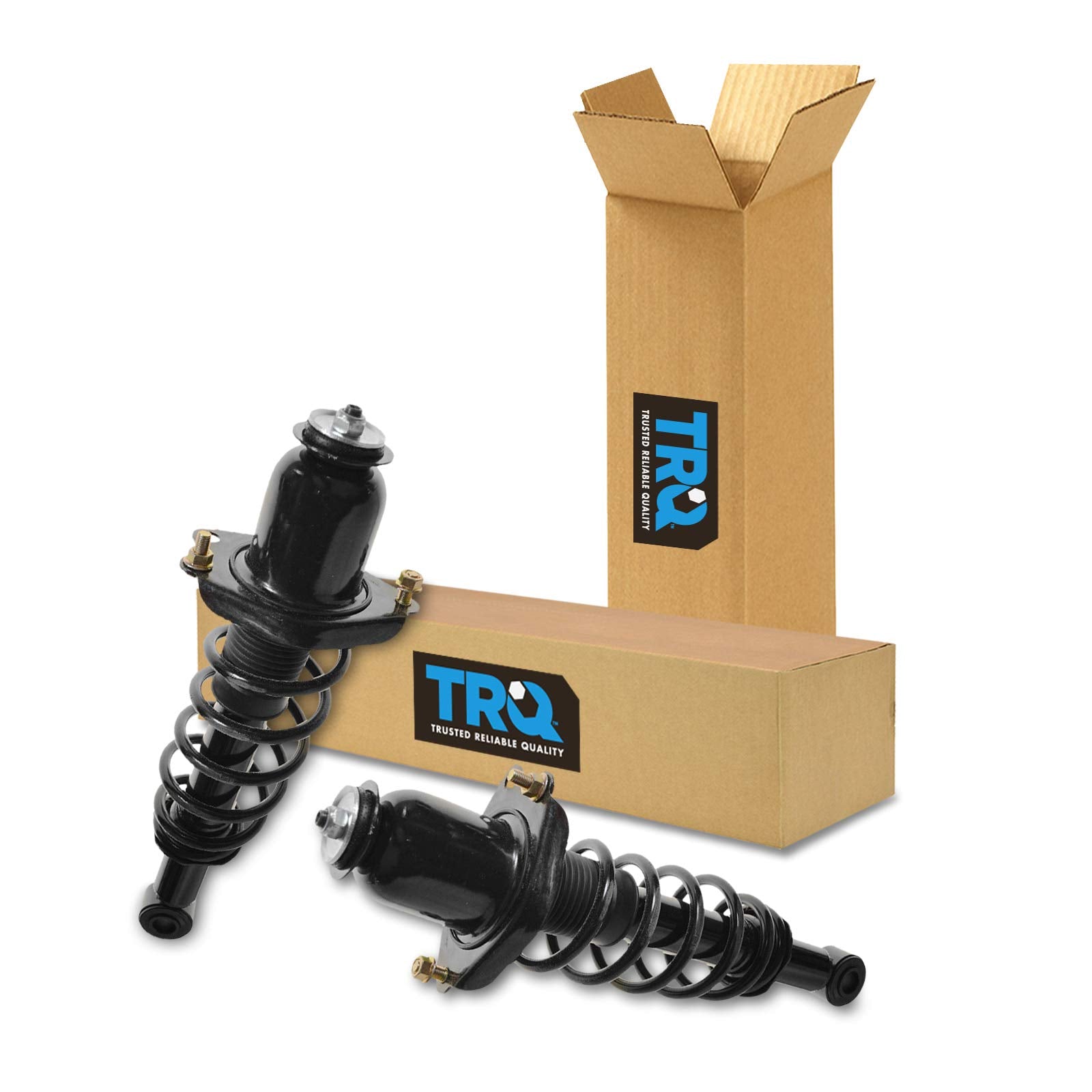 Trq Rear Strut & Coil Spring Assembly Set Driver & Passenger Sides Compatible With 03-08 Pontiac Vibe Toyota Corolla Matrix