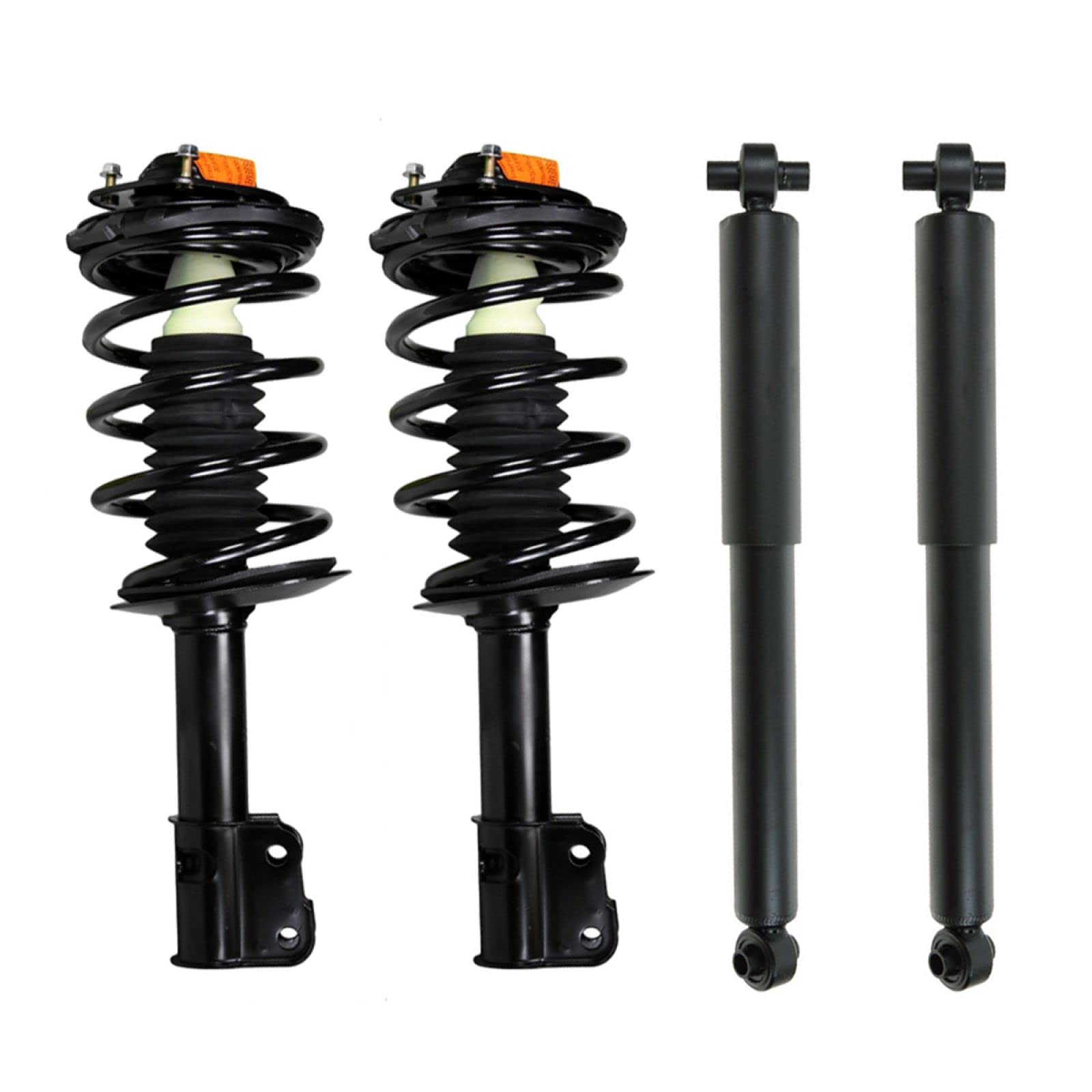 Trq Front And Rear Complete Strut Assembly & Shock Absorber Kit Complete Strut & Coil Spring Assembly Compatible With 2001-2010