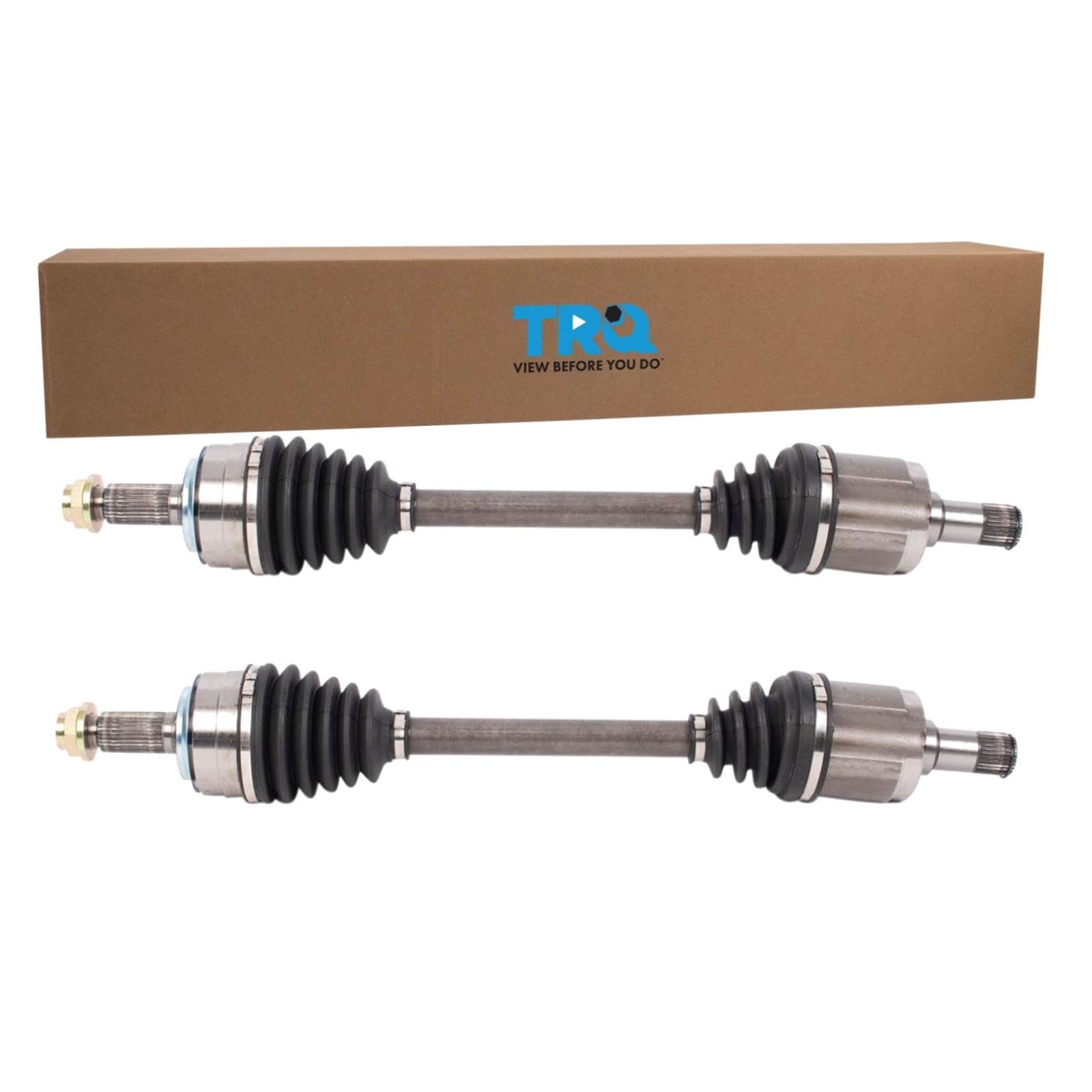 TRQ Front CV Axle Shaft Assembly Set Driver & Passenger Side Compatible with 2015-2017 Honda Accord