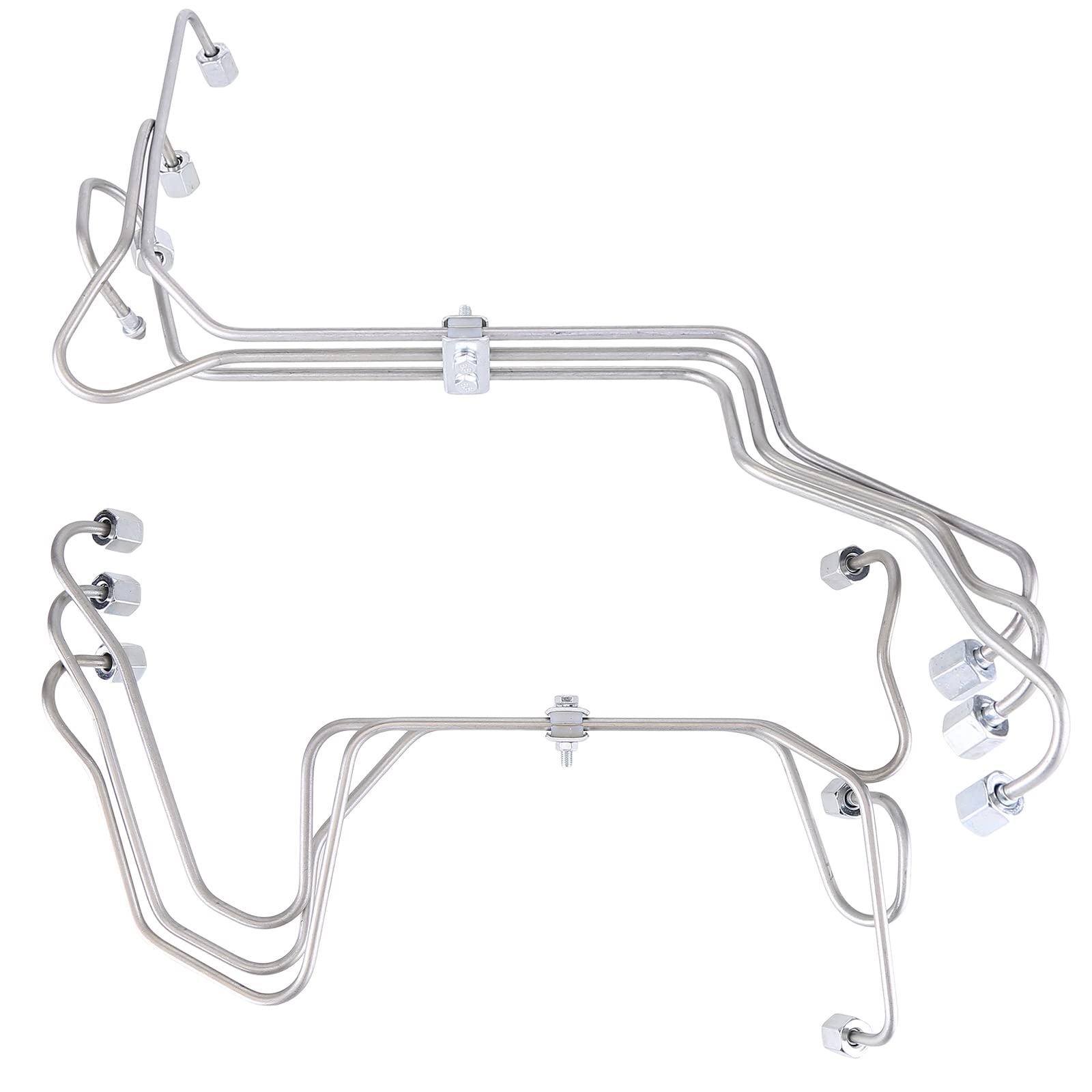 Vorally 6Pcs Fuel Injector Lines Replacement For 1994-1998 Dodge Cummins 5.9L Diesel 12V 5.9 Injector Lines 3925805 3925806 3925807 3925808 3925809 Injector 12 Valve Fuel Lines Diesel Fuel Lines