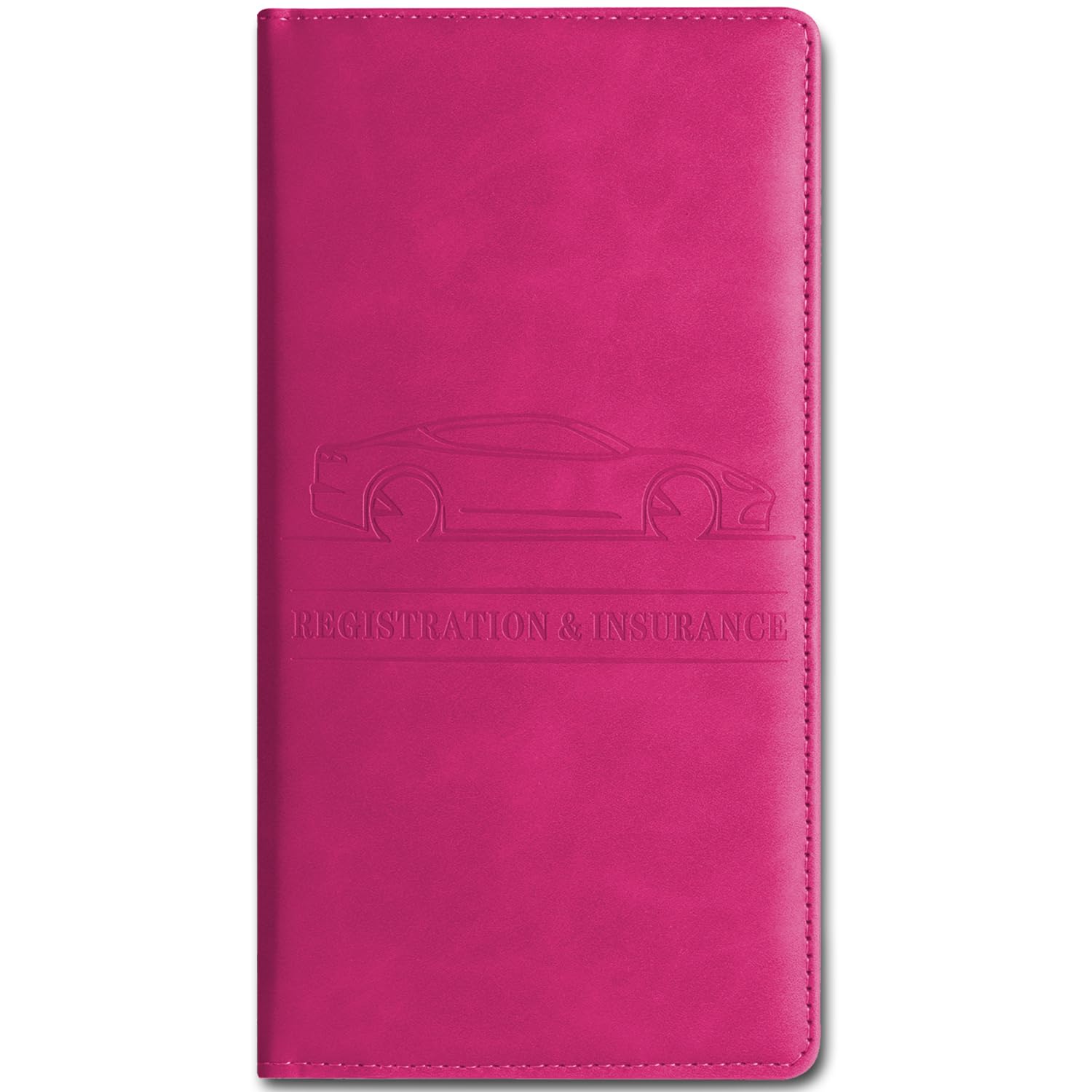 Car Accessories Registration And Insurance Holder,Leather Essential Card Magnetic Shut Vehicle Glove Box Organizer Case For Auto