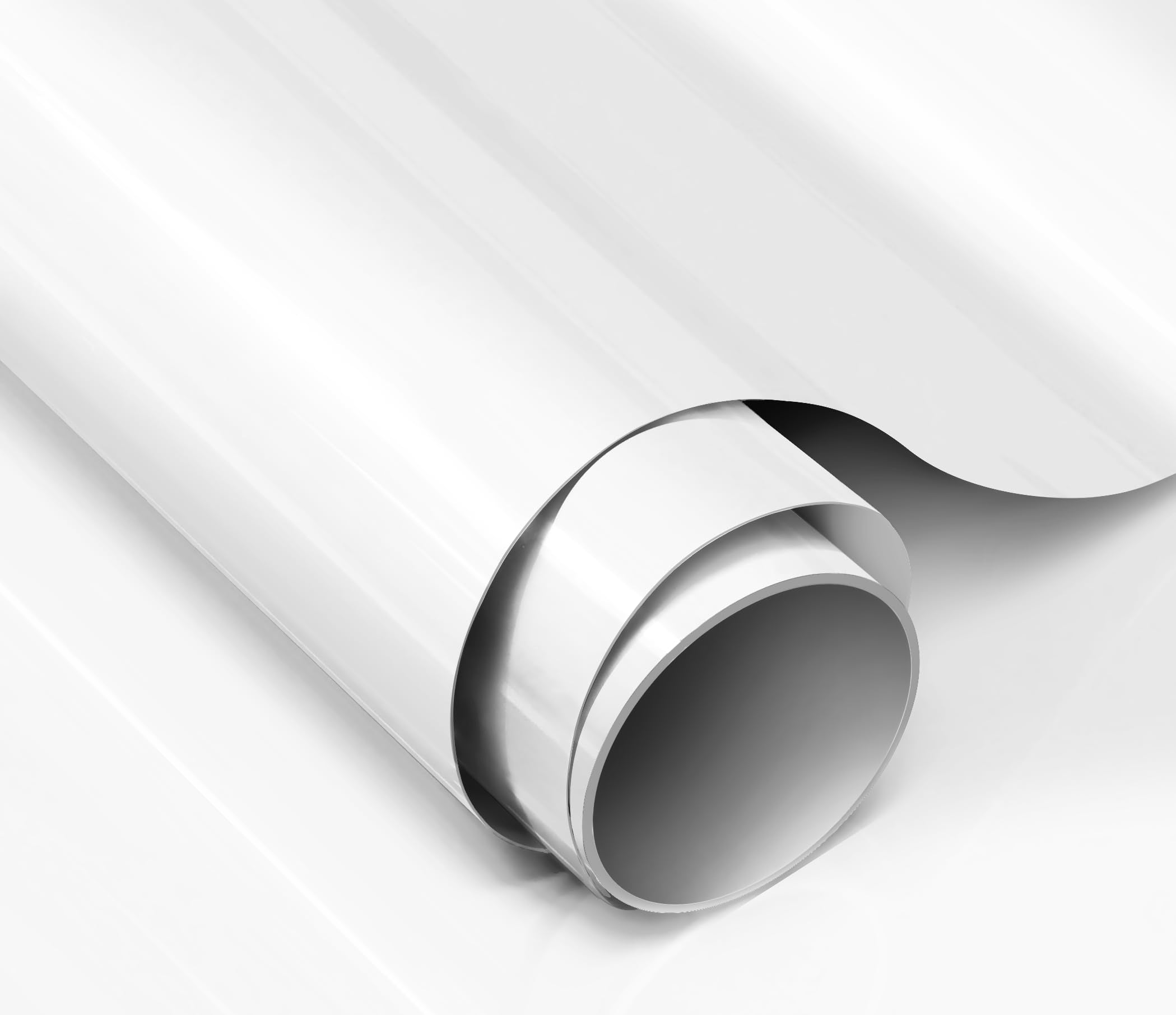 Colorfusion Ppf By Vvivid, Gloss Polar White Dry Apply Ppf Vinyl Car Wrap Roll 1Ft X 5Ft