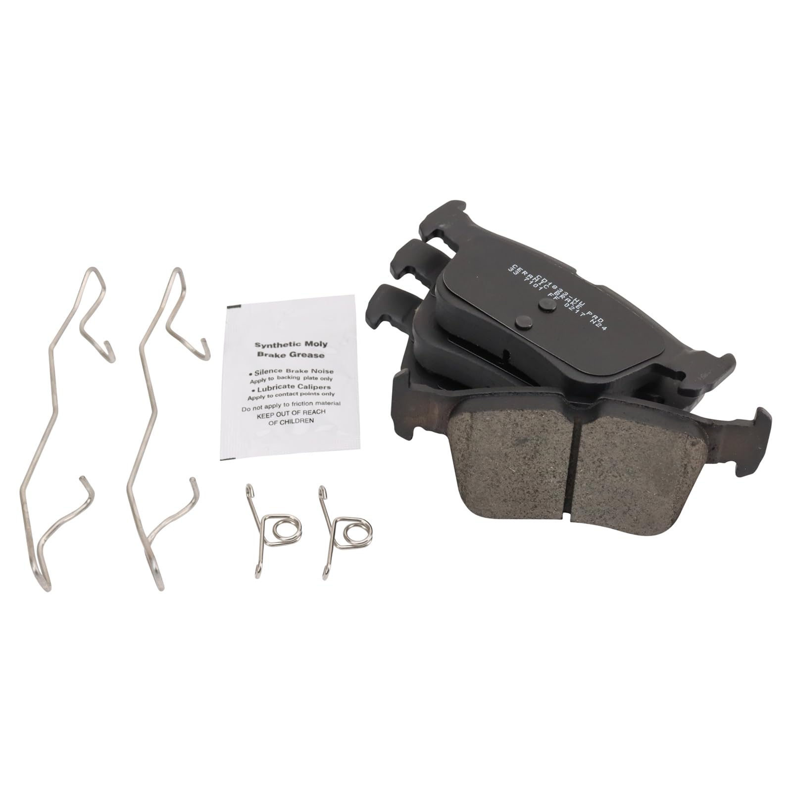 TRQ Premium Posi Ceramic Brake Pad Rear Set for Ford Edge Fusion Lincoln MKC MKZ