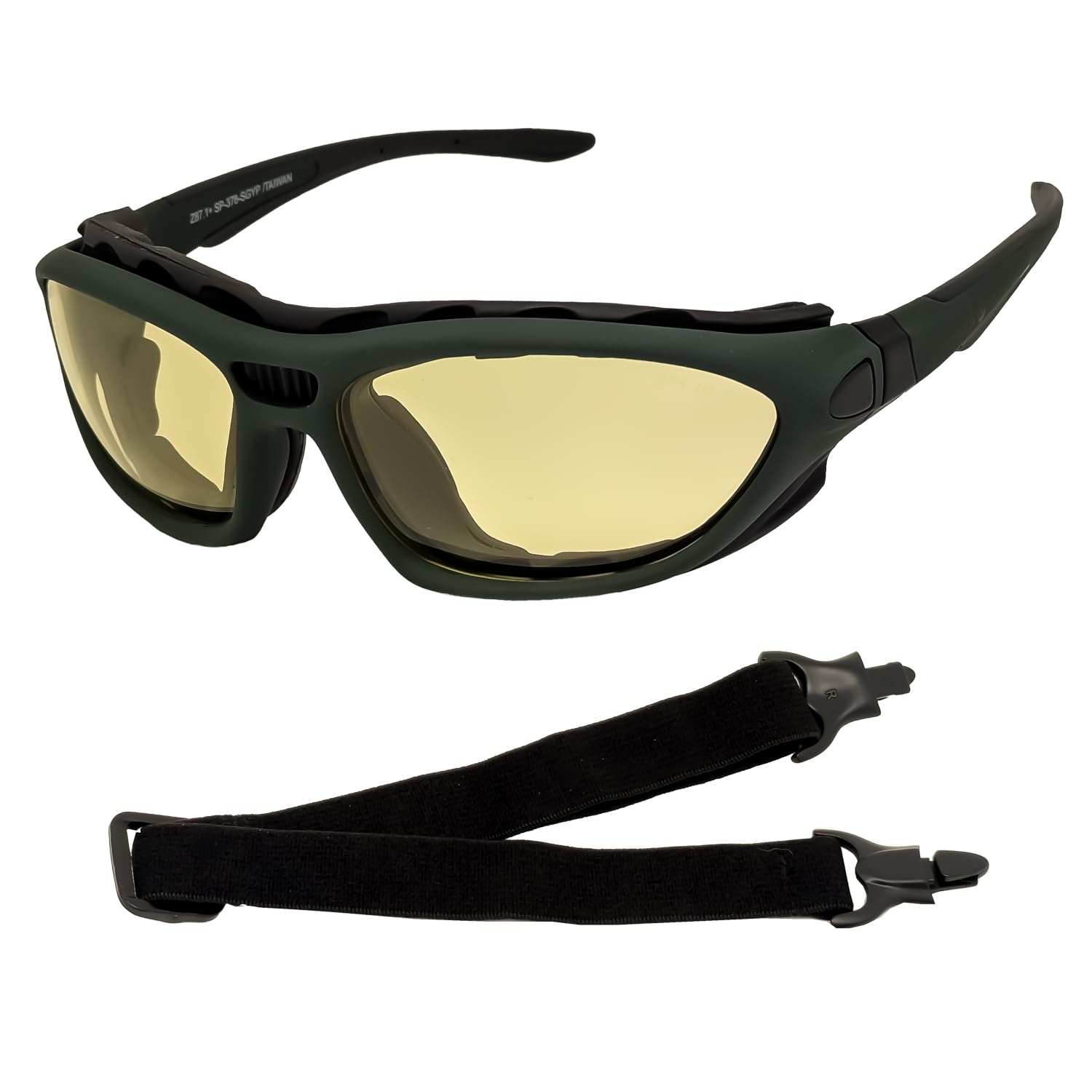 Protective Powersports Anti-Fog Safety Motorcycle Riding Sunglasses Goggle, Foam padded, Dustproof, Windproof, Hunting, Hiking, 