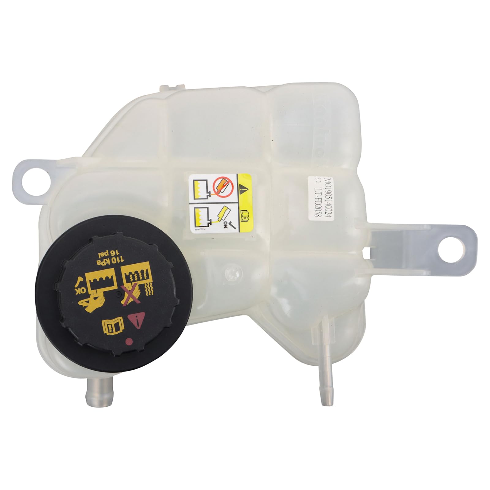 Trq Radiator Coolant Reservoir Expansion Tank Overflow Bottle Compatible With 2006-2009 Ford Fusion 2006 Lincoln Zephyr Mercury