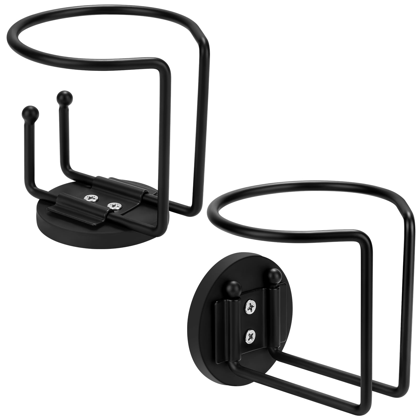 2 Pack Magnetic Cup Holder, Sus 304 Stainless Steel Magnetic Cup Caddy, Magnetic Drink Holder For Tractor Mower School Bus Refri