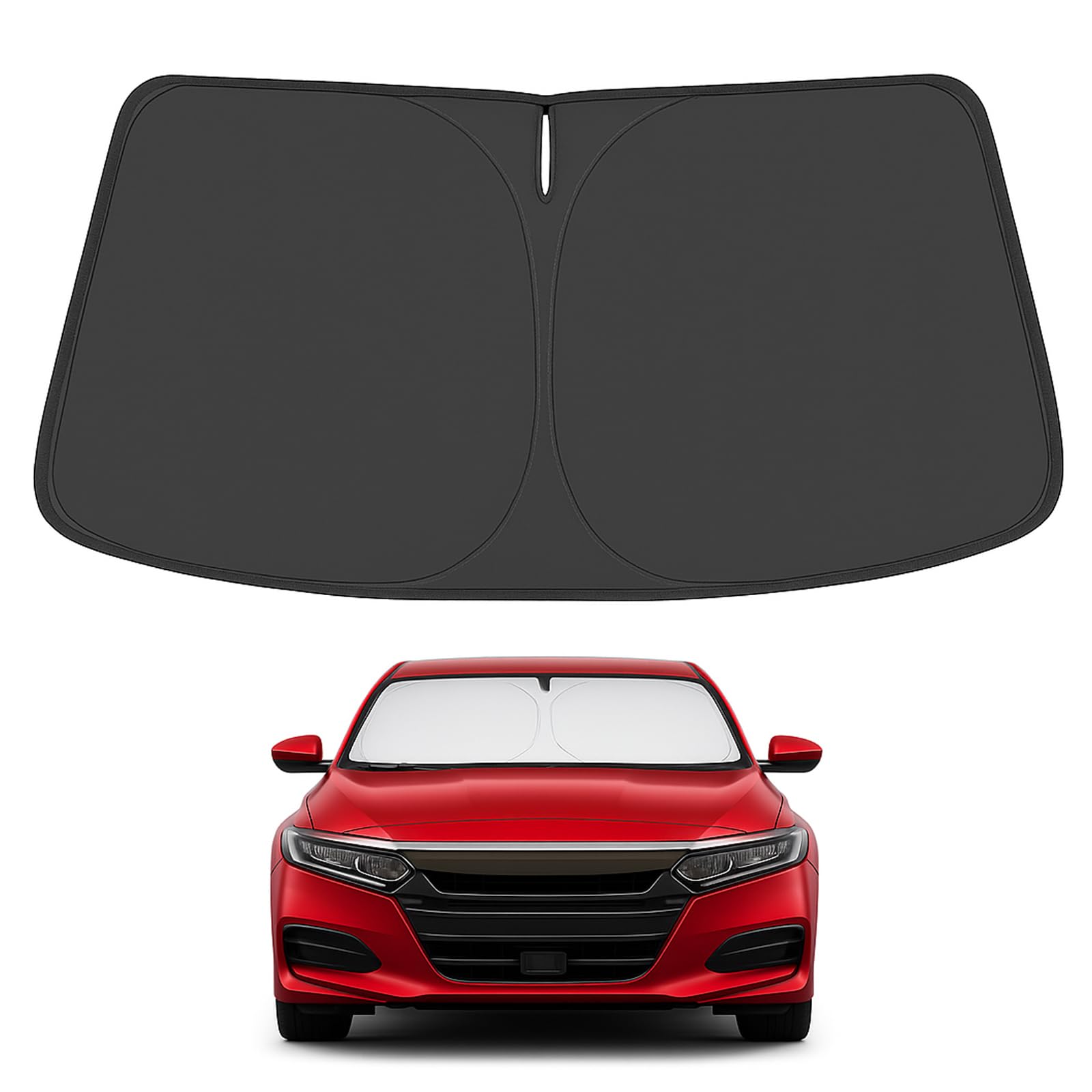 Proadsy Upgrade Windshield Sunshade Custom For Honda Accord 2018-2022 Block Sun & Uv Foldable Front Window Car Shade Protector P