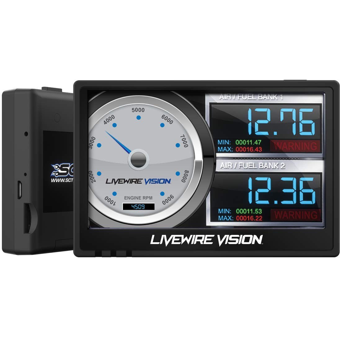 SCT Livewire Vision Performance Monitor - Model 5015PWD - Black Color