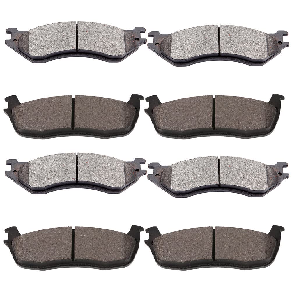 Cciyu D702 D879 Front & Rear Ceramic Brake Pads Kits 01 03 For Ford For F-150 4Wd,04 For Ford For F-150 Heritage 4Wd,03 For Ford