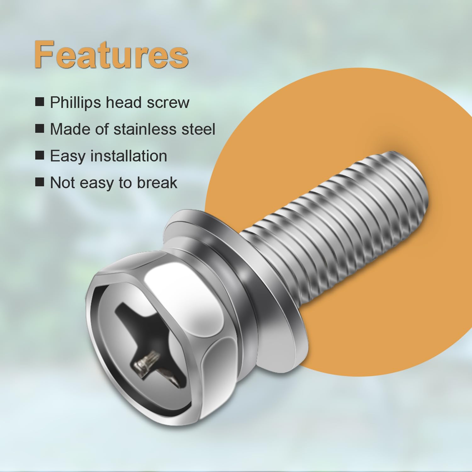 Zdwfdc 72Pcs Battery Terminal Motorcycle Bolts And Nuts Kit M6*10/12/14/16/18/20Mm 304 Stainless Steel Battery Bolt With Square