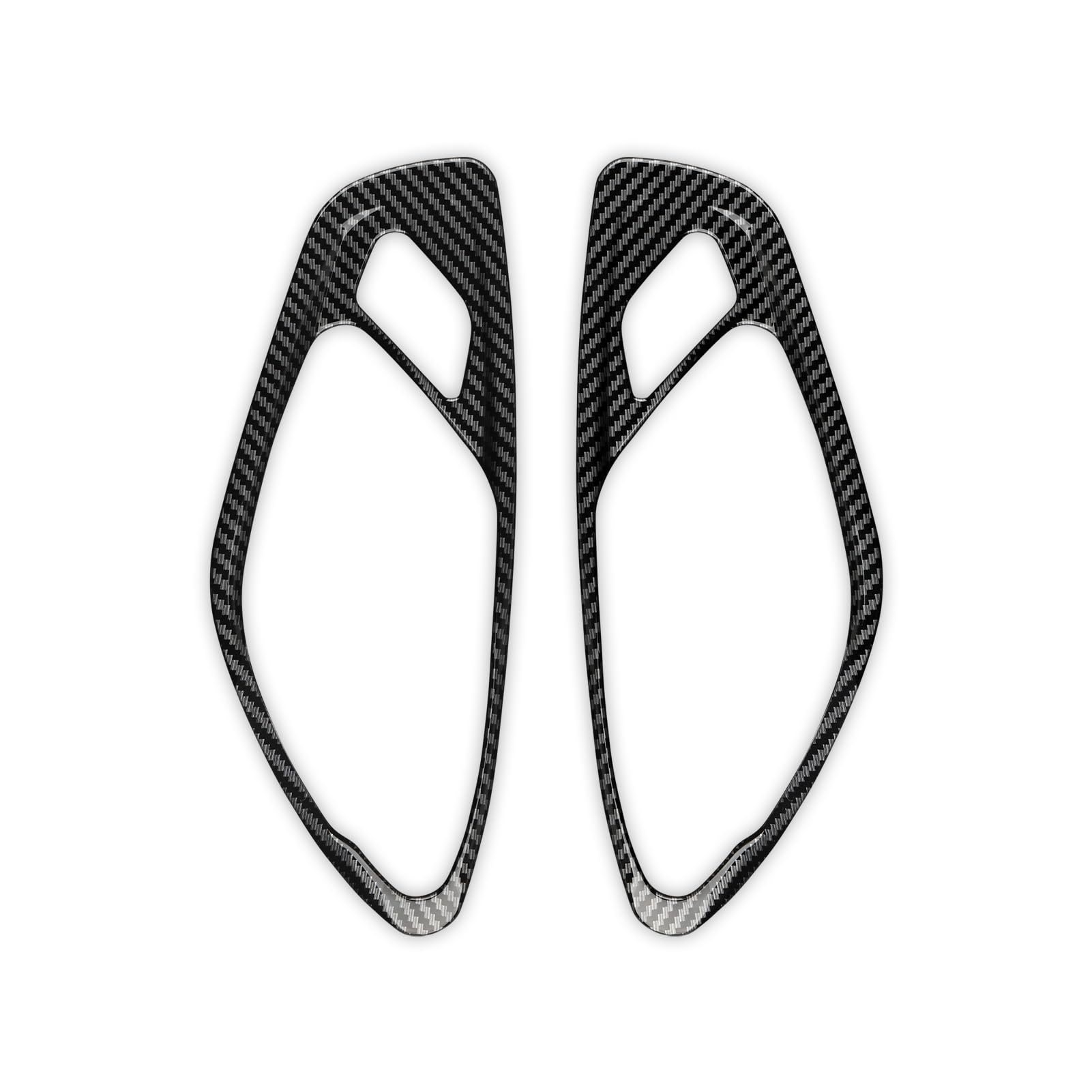 Car ABS Carbon Fiber Decal Door Handle Sticker Interior Trim Cover for Chevrolet Camaro 2016 2017 2018 2019 2020 2021 2022 2023