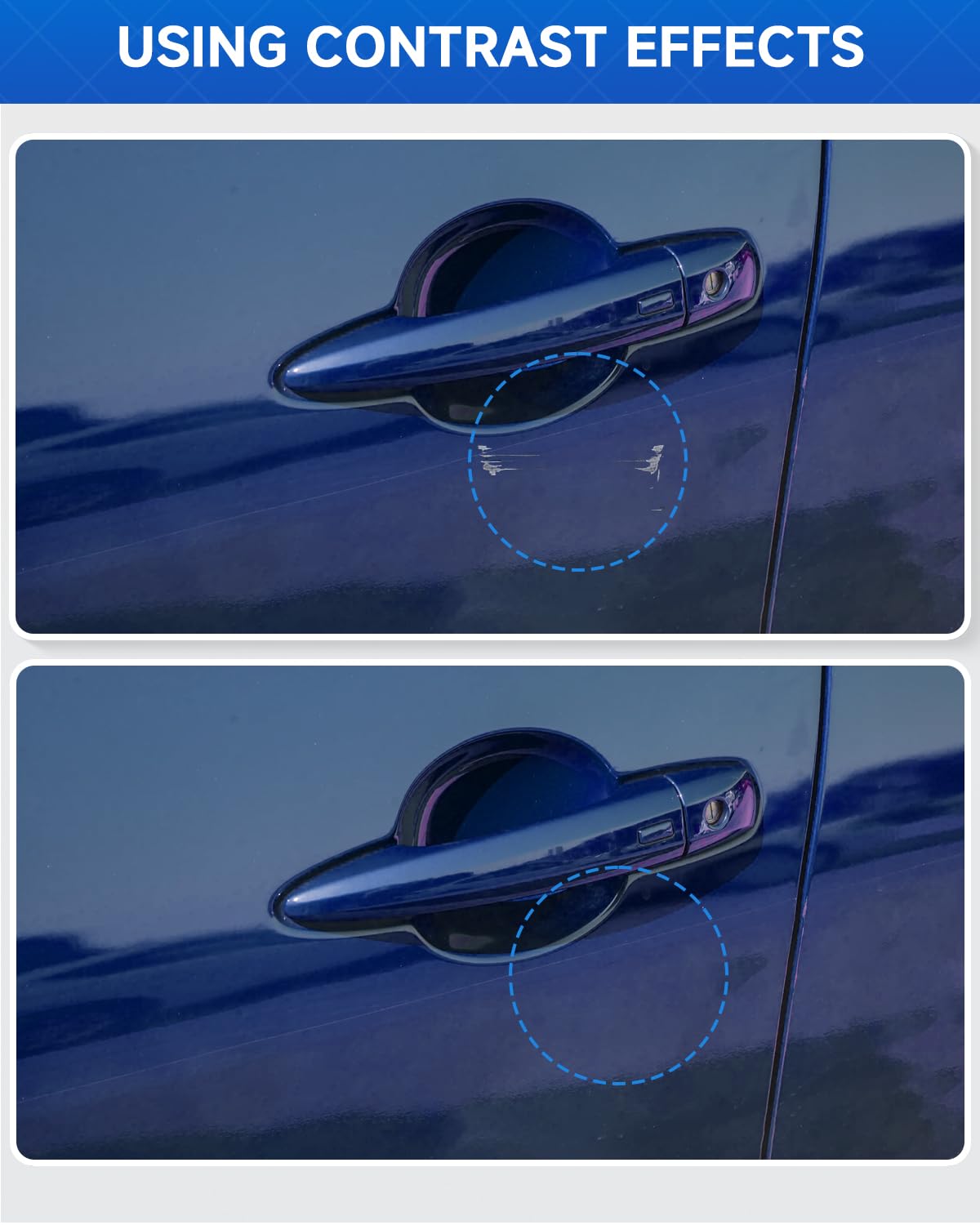 8T5 Dark Blue Metallic Touch Up Paint Compatible with Toyota Exact Match Touch Up Paint Car Scratch Repair