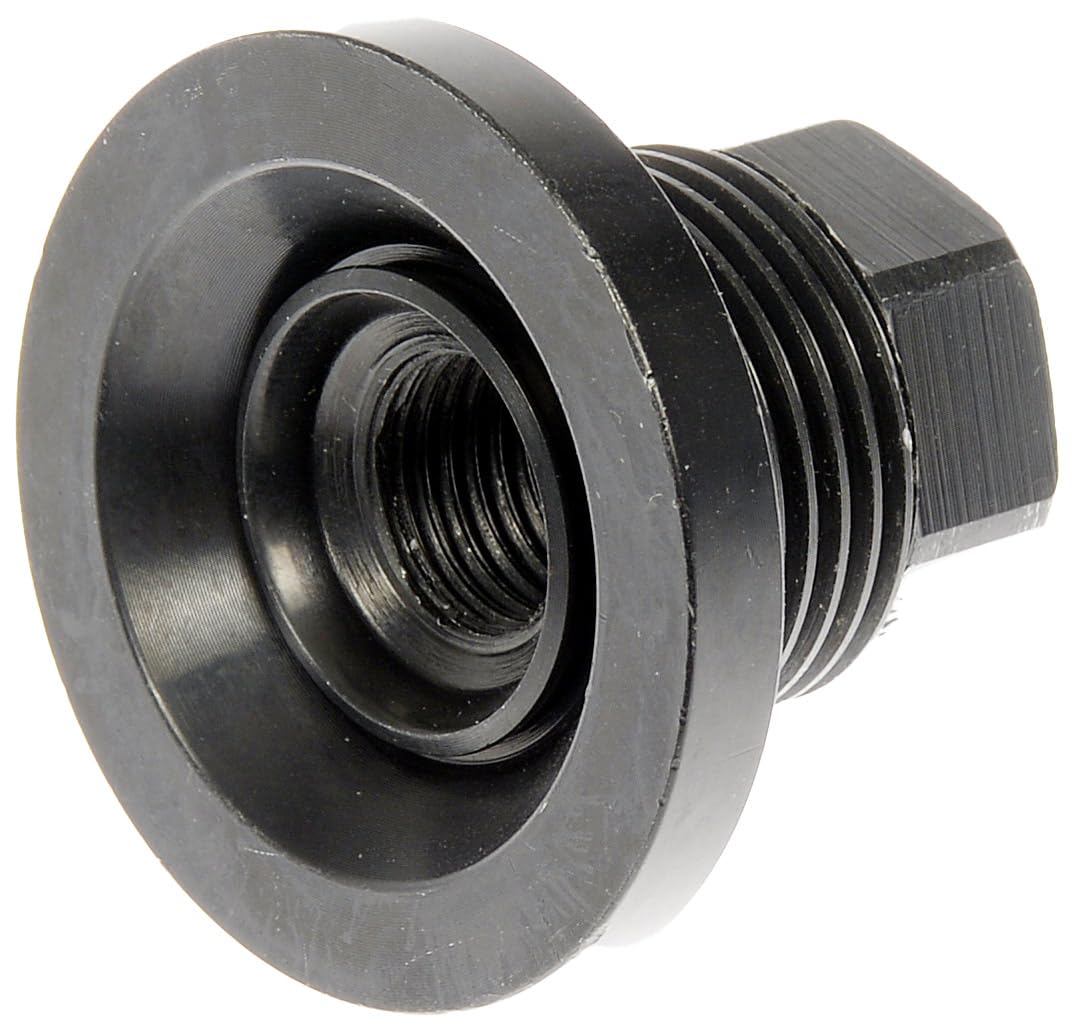 Dorman 611-202 Wheel Nut M14-1.50 Flanged Flat Face - 22mm Hex, 34mm Length Compatible with Select Chevrolet/GMC Models - Black,