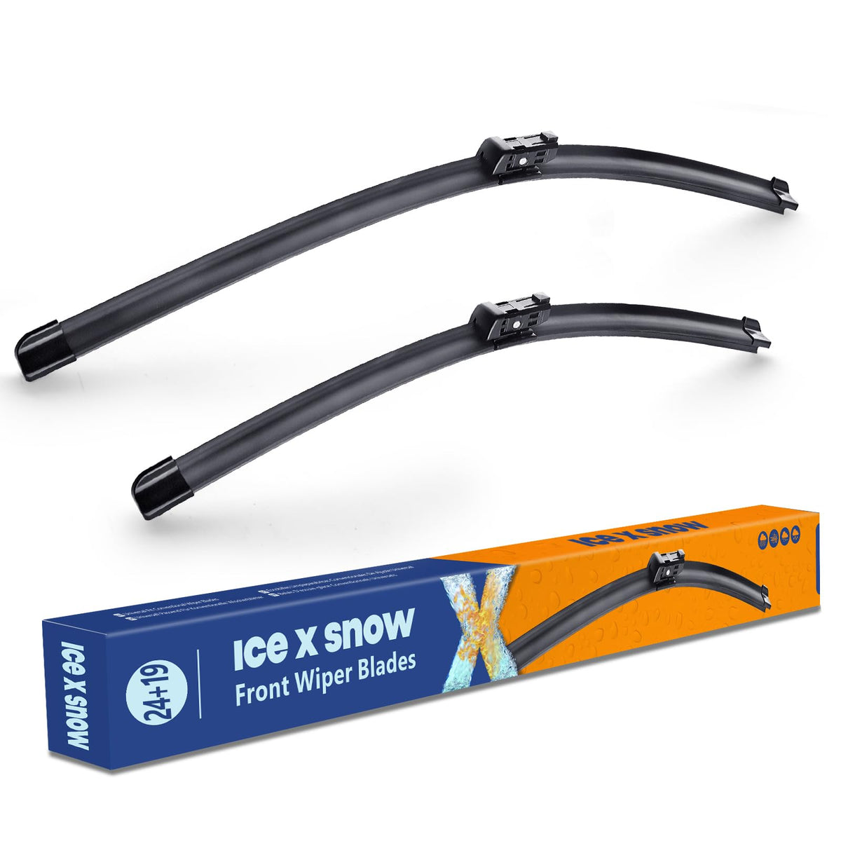 24''+19'' Wiper Blades Replacement For Volkswagen Vw Jetta 2011-2019 Passat 2012-2018 Cc 2013-2017 Quiet And Durable Stable All-