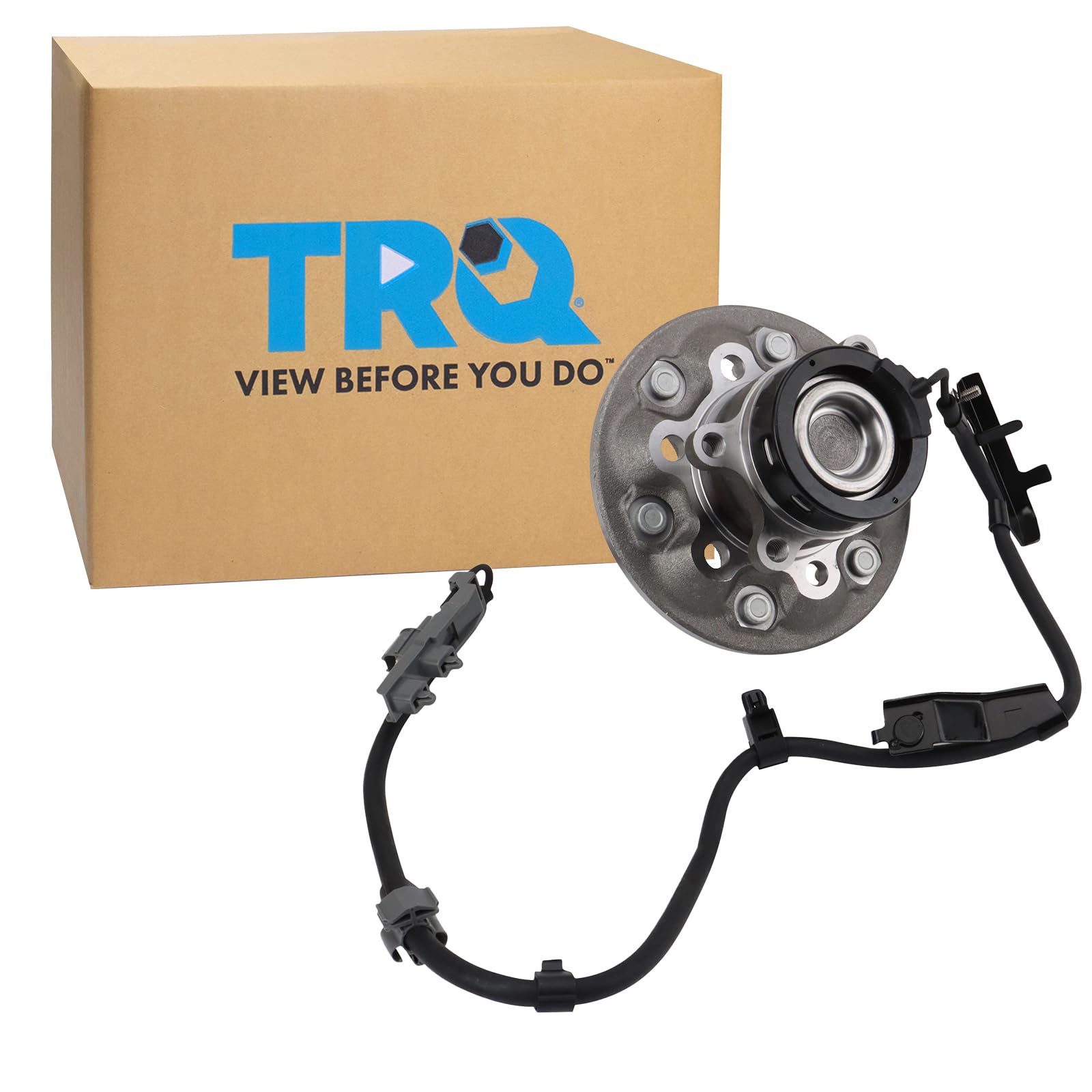 Trq Front Driver Side Wheel Bearing & Hub Assembly With Abs Sensor Compatible With 2004-2008 Chevrolet Colorado Gmc Canyon 2006