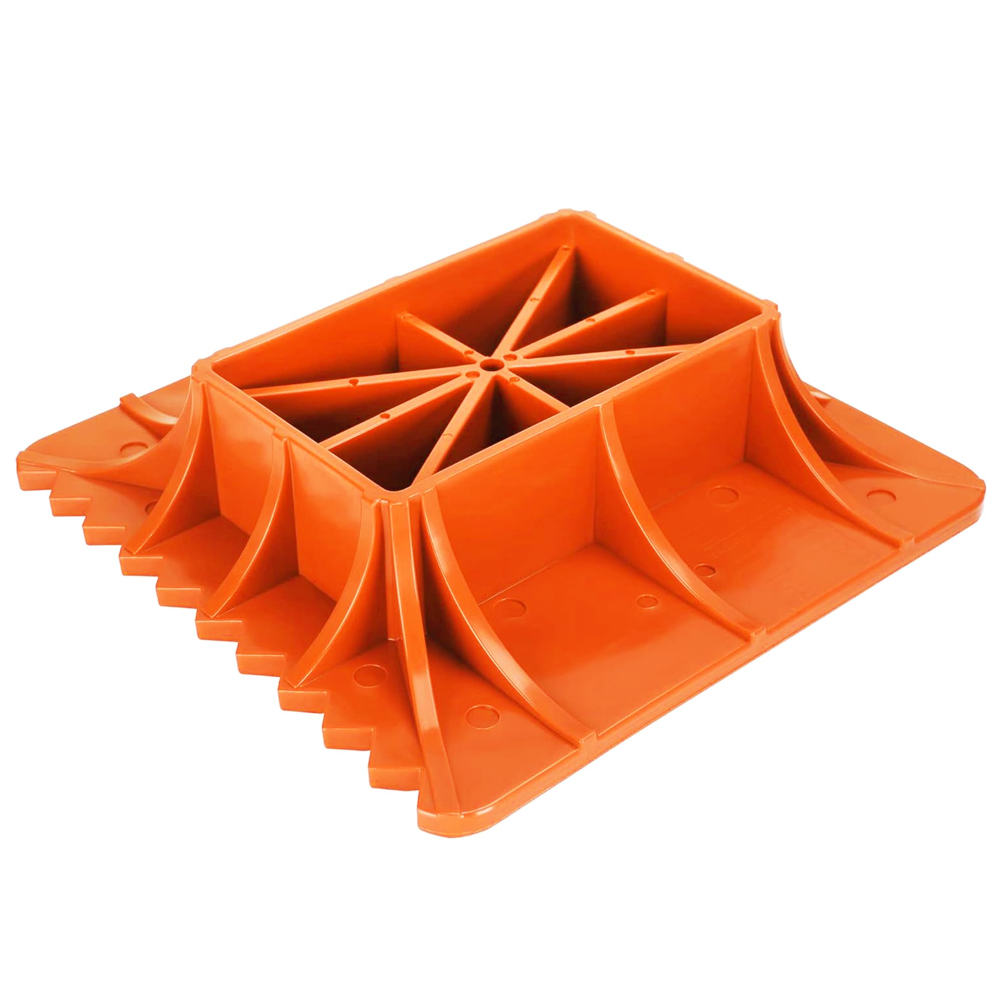Seven Sparta Base Stand Compatible with Hi Lift Jack PP Pad to Alleviate Jack Hoisting Sinkage (Orange)
