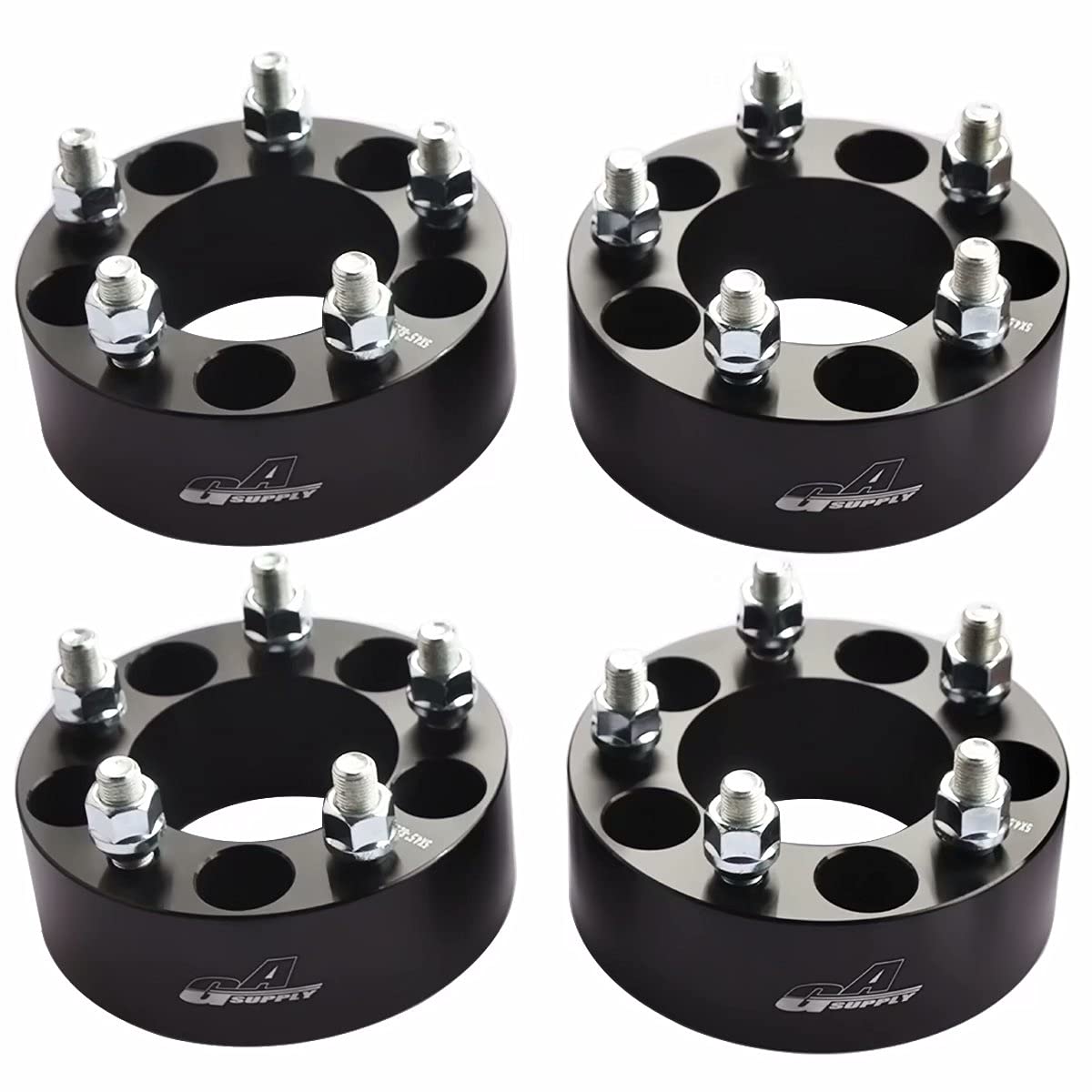 Gasupply 5X4.5 Wheel Spacers 2 Inch, 4Pcs 5X114.3 Wheel Spacers 50Mm Thick 82.5Mm Hub Bore 1/2-20 Studs, Compatible With Ford Ex