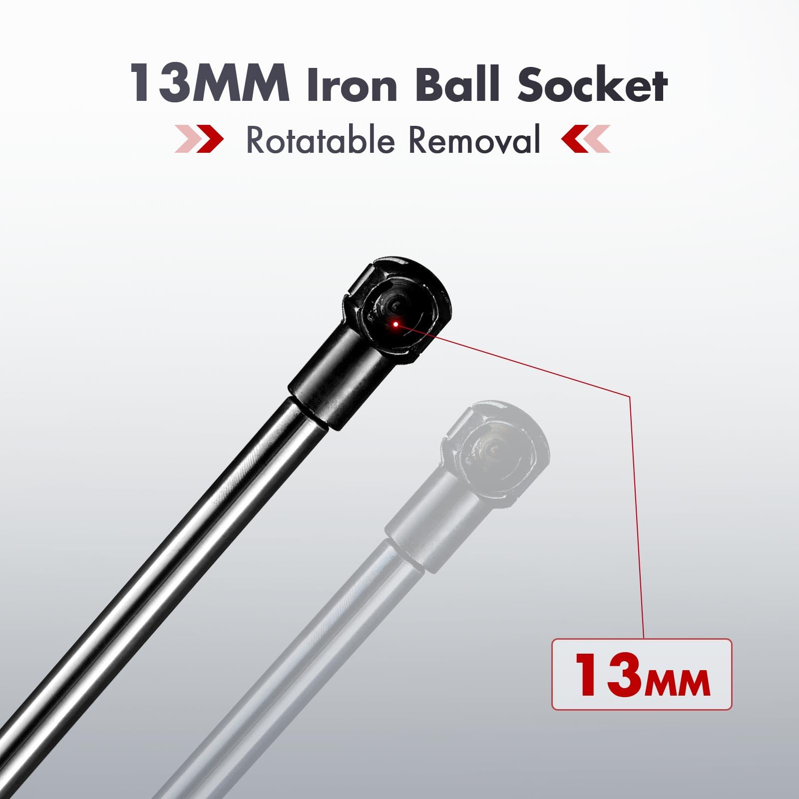 Vepagoo 32 Inch 250Lb/1112N Gas Shock Strut Spring Lift Support For Tonneau Cover Truck Pickup Bed Rv Door Replacement Sturt St3