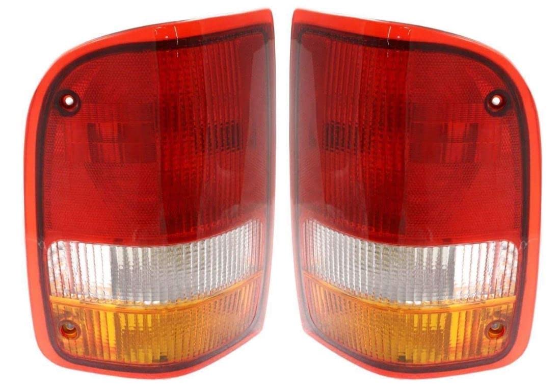 Aftermarket Replacement Left Right Sides Pair Tail Lights for 1993-1997 Ford Ranger