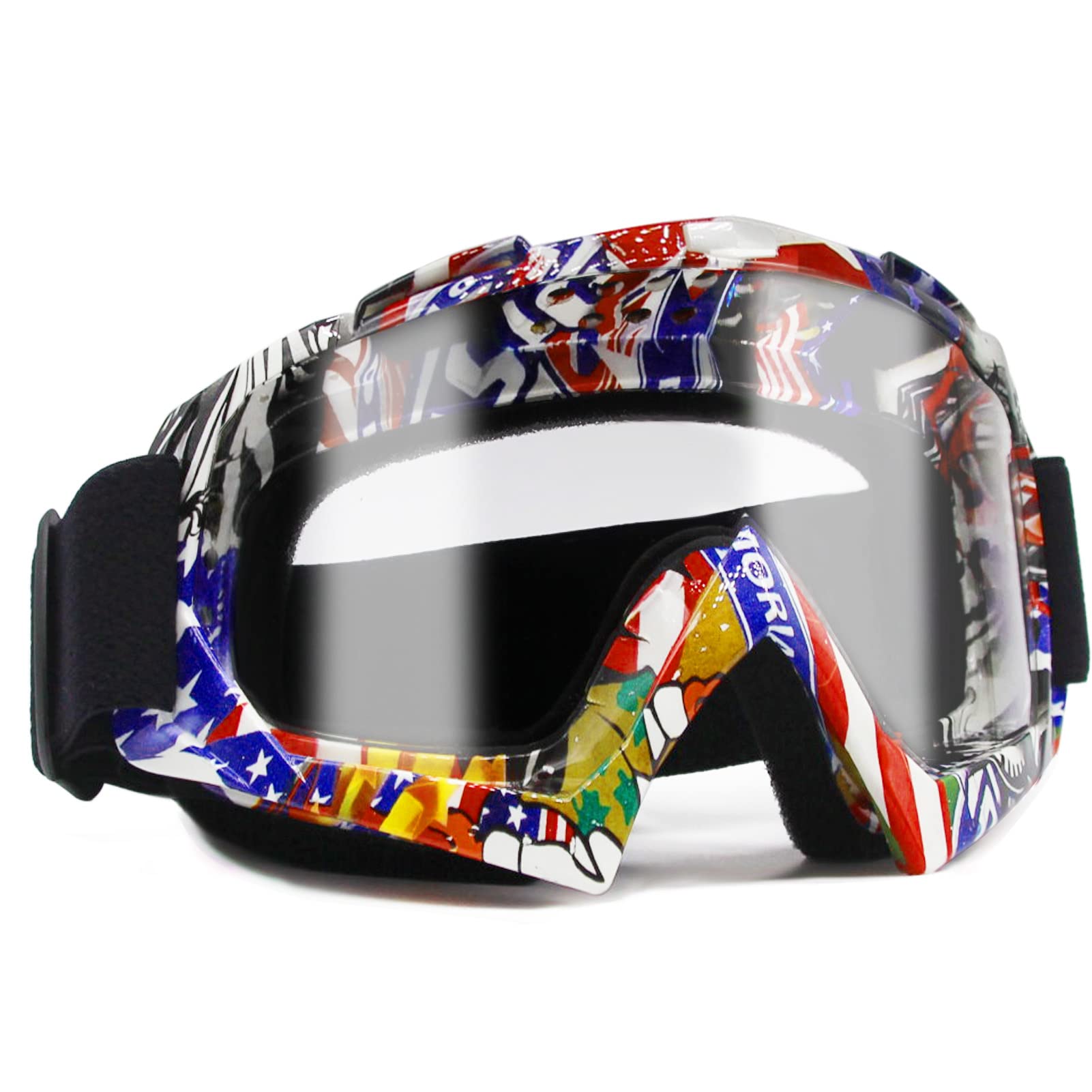 Zukmi Dirtbike Goggles For Men Motocross Helmet Gogges For Adults Atv Goggles Mx Off Goggles For Motorcycle Racing Riding