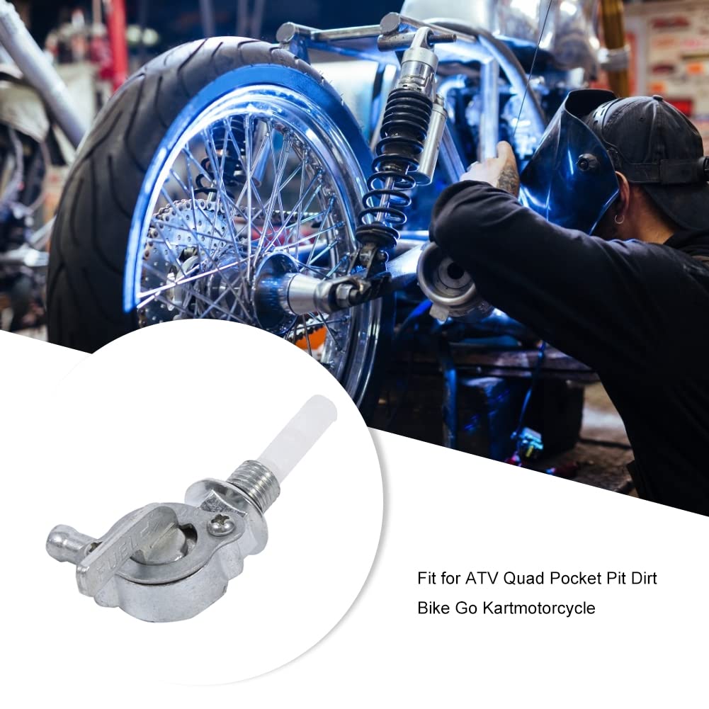 2Pcs Petrol Tap Generator Fuel Tap Valve Motorcycle Atv Valve Tap Valve Generator Fuel Shut Off Valve