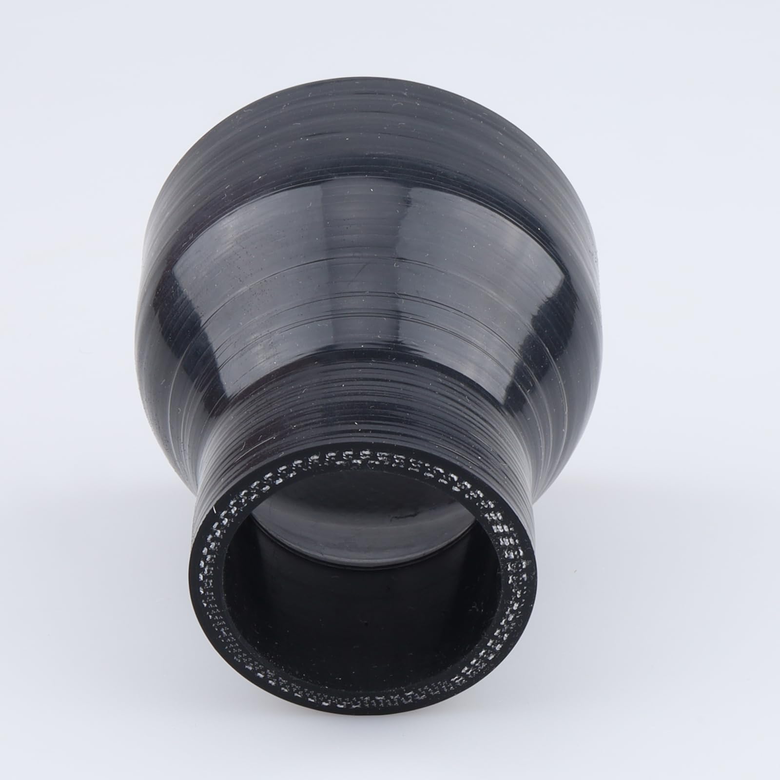 Ac Performance Id 2.5'' To 1.5'' (63Mm To 38Mm) Silicone Hose Straight Reducer 3-Ply Reinforced Black, 3'' Length