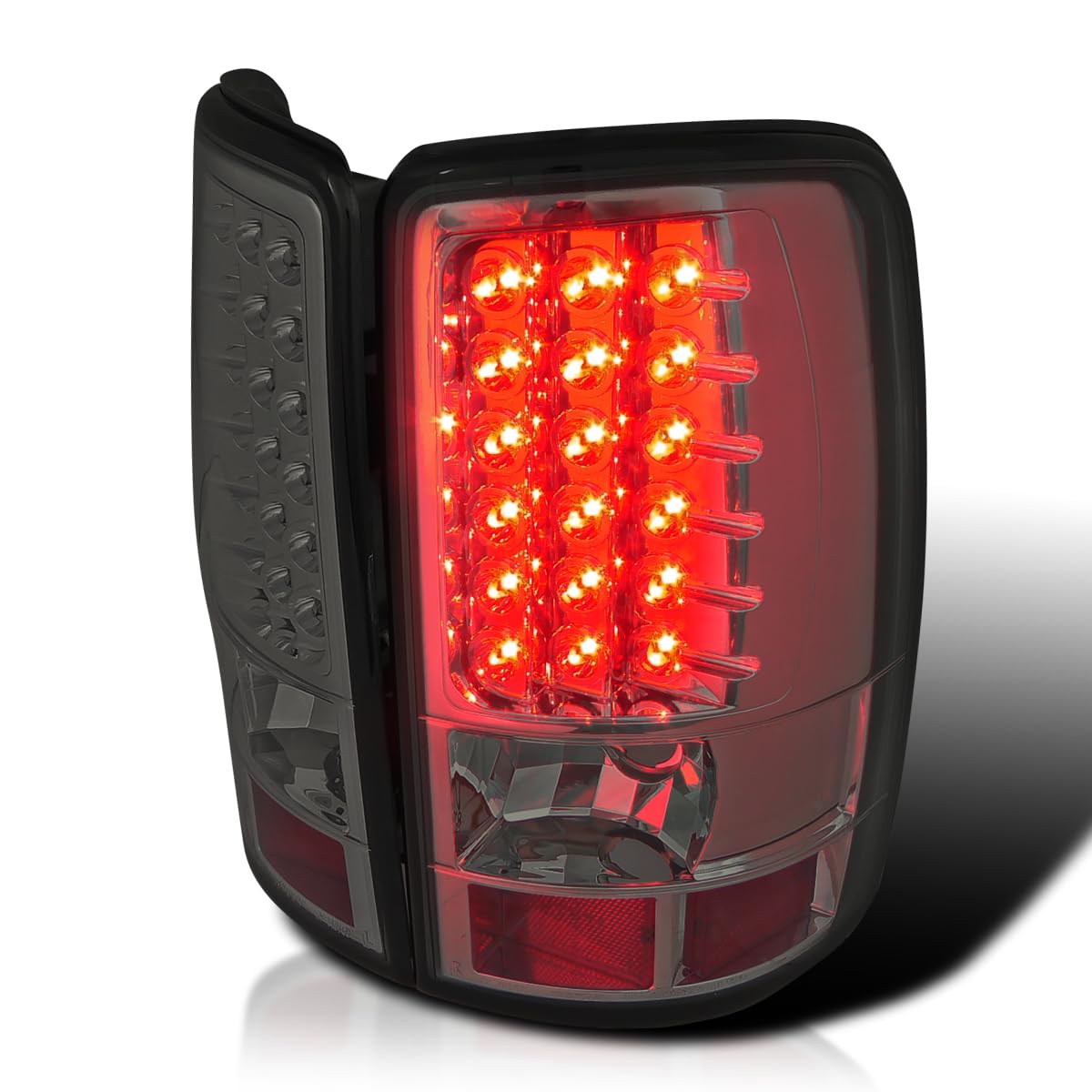 Spec-D Tuning Smoke Lens Led Tail Lights Compatible With 2000-2006 Chevy/Gmc Suburban Models, 2000-2006 Chevy Tahoe Models, 2000