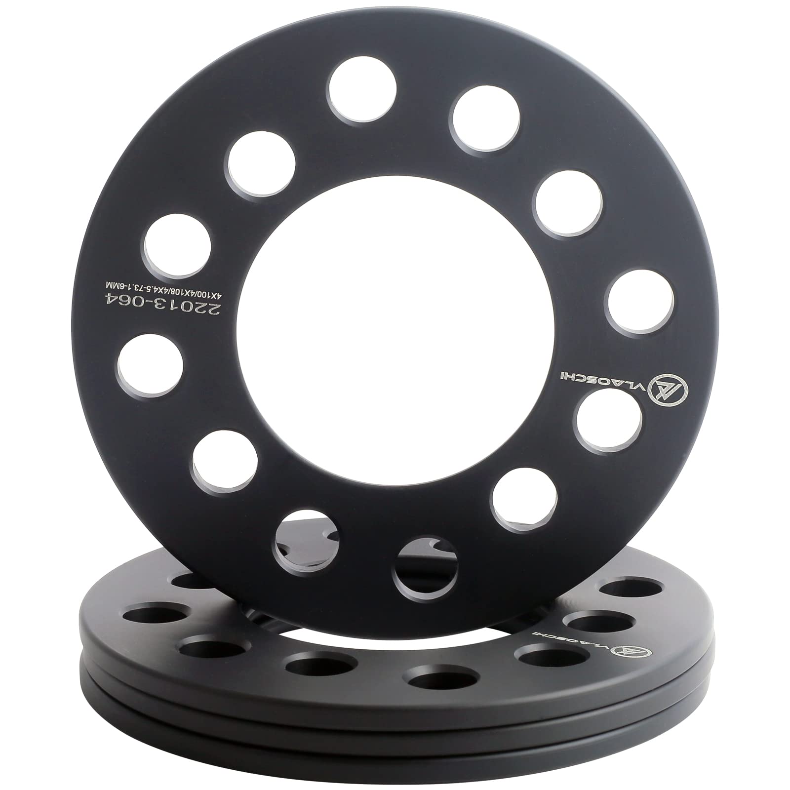 Vlaoschi Black Forged 4X100 4X108 4X114.3 4X4.5 Universal Wheel Spacers 1/4 Inch (6Mm) Compatible With Honda-Acura-Mitsubishi 4