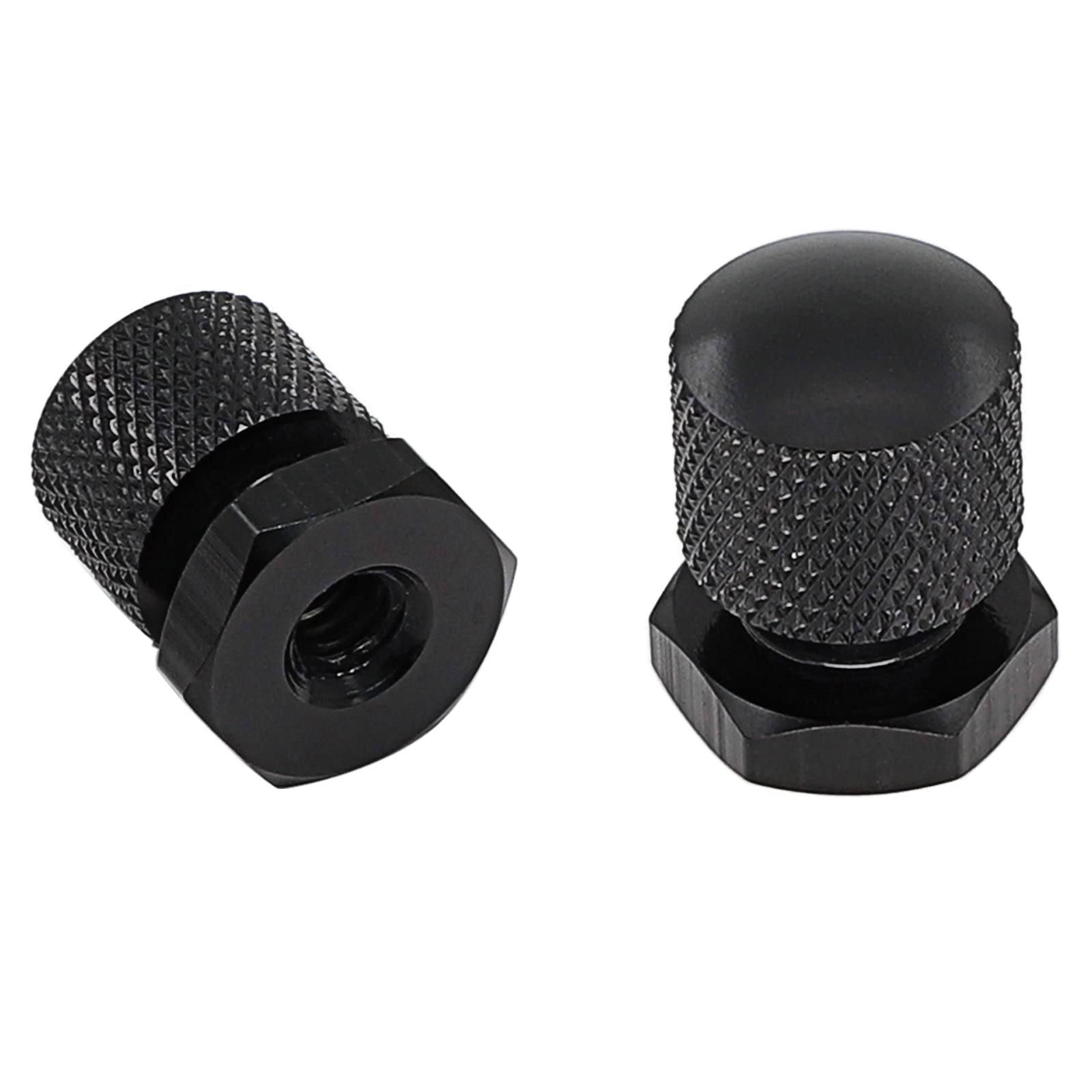 Solo Seat Mounting Nuts For Harley Davidson Touring Softail, Harley Seat Mount Fastener Hardware, Harley Solo Seat Nuts (Pack Of 2, Black)