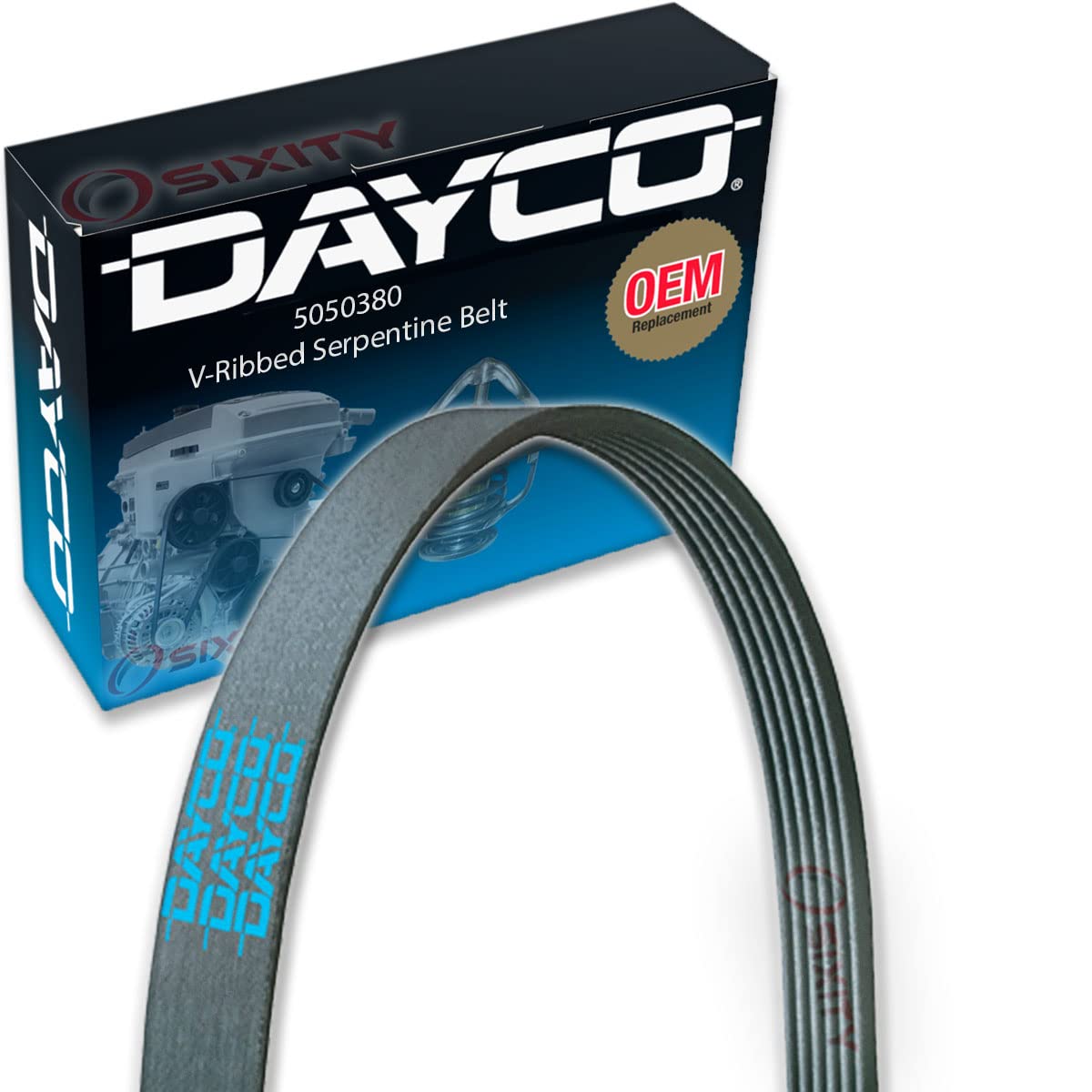 Dayco 5050380 Serpentine Belt