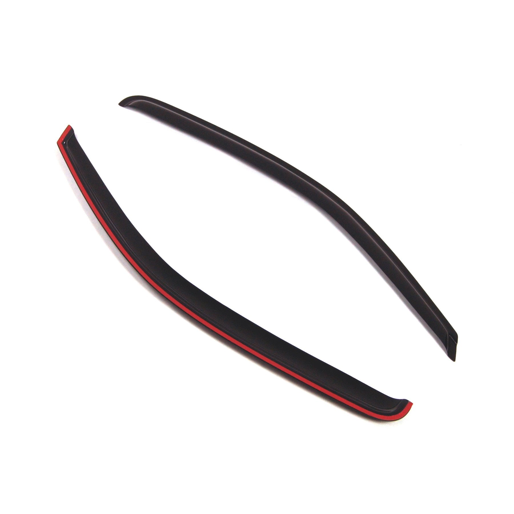 Tuningpros Window Visor Compatible With 2005-2016 Nissan Frontier King Cab, Dgwv2-341 Outside Mount Deflector Rain Guard Dark Sm