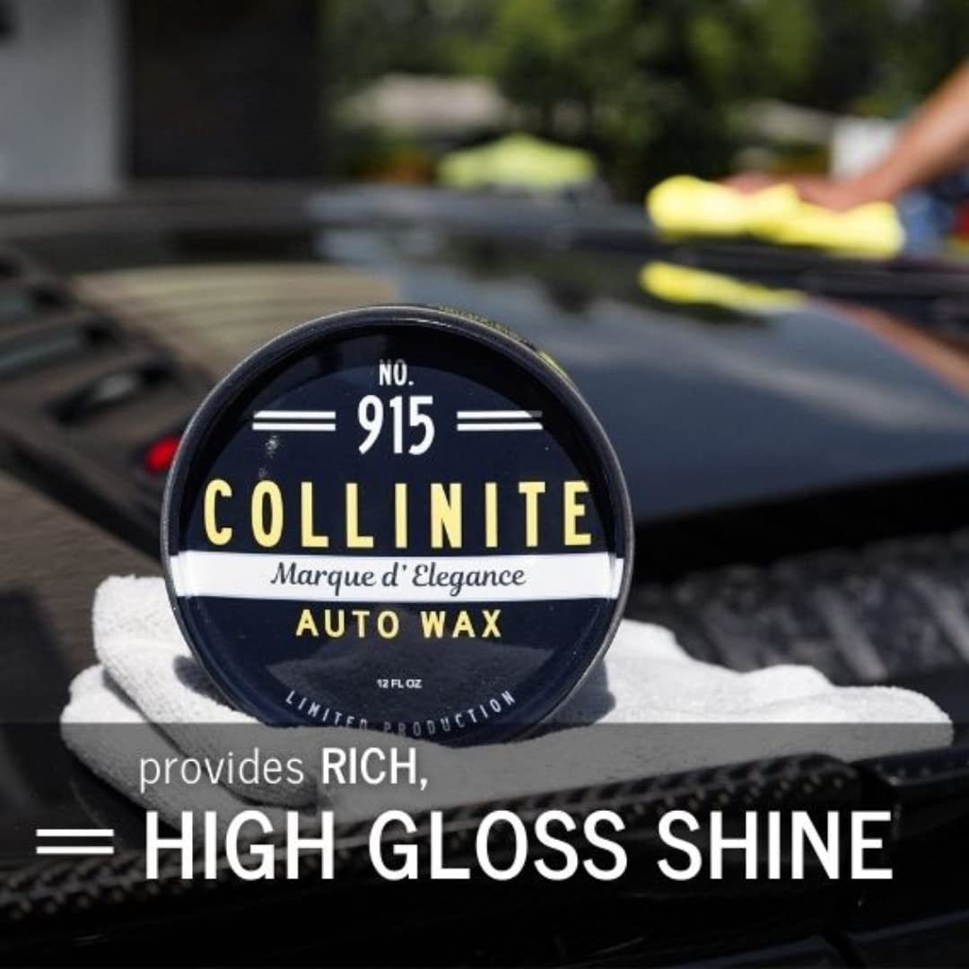 Collinite 915 Marque D Elegance Wax-Premium Carnauba+Polymer Concours Sealant. Show Car-Deep Shine & High Gloss + Durable, Long-