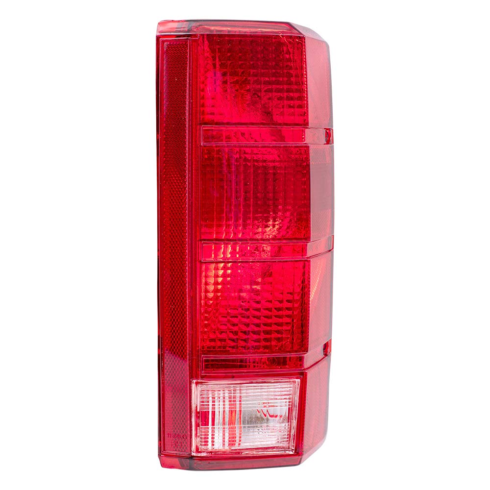 Brock Replacement Driver and Passenger Taillights Tail Lamps Compatible with 1980-1986 F150 F250 F350 Styleside Pickup Truck Bronco E4TZ13405B E4TZ13404B