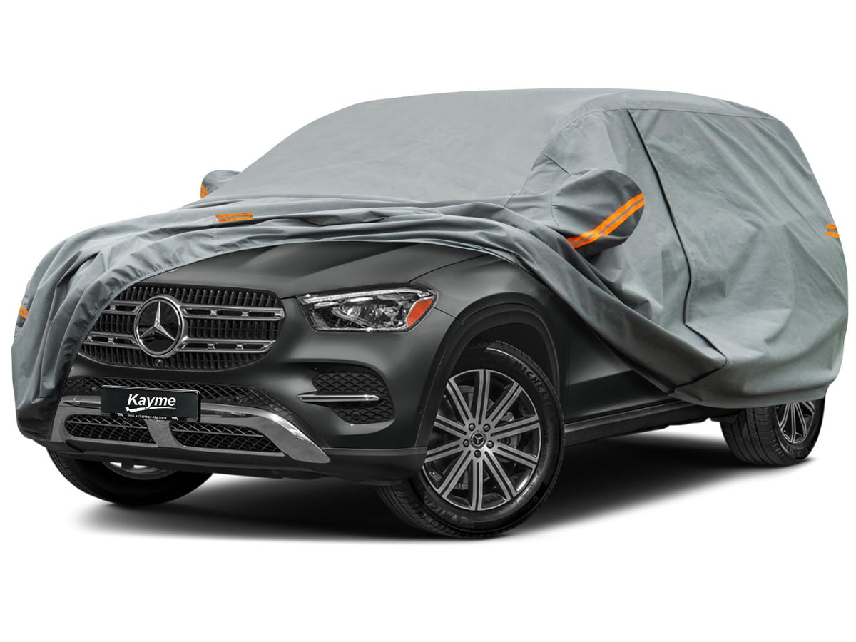 Kayme Heavy Duty Suv Car Cover Custom Fit Mercedes Benz Gle 250/300/350/450 (2015-2025) Waterproof All Weather For Automobiles,