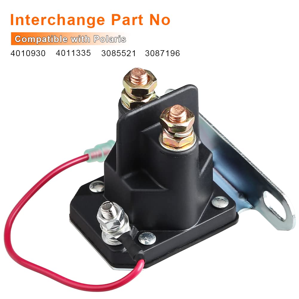 Waterwich Starter Solenoid Relay Compatible With Polaris Sportsman 500 400 Ho Magnum 330 2002 2003 2004 2005