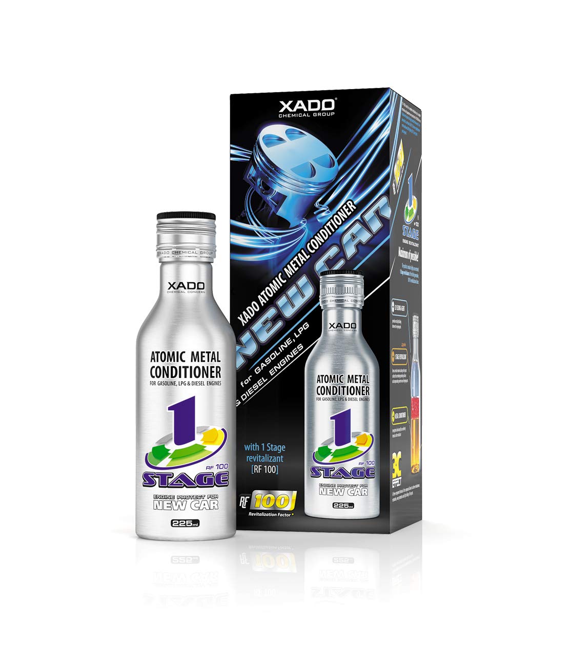 Xado Engine Oil Additive Metal Conditioner Engine Treatment - Wear Protection For New Cars - 1 Stage New Car (New Cars Up To 12.