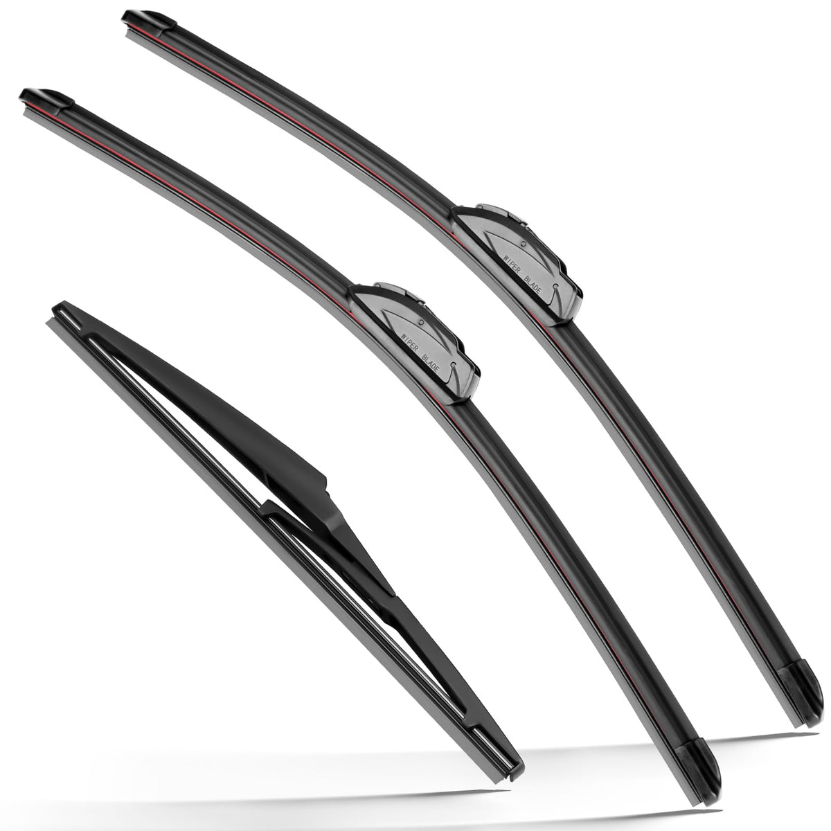 Raintok Windshield Wiper Blades Replacement For 2012-2019 Fiat 500 Original Factory Quality Front Rear Wipers Blade Set For My C
