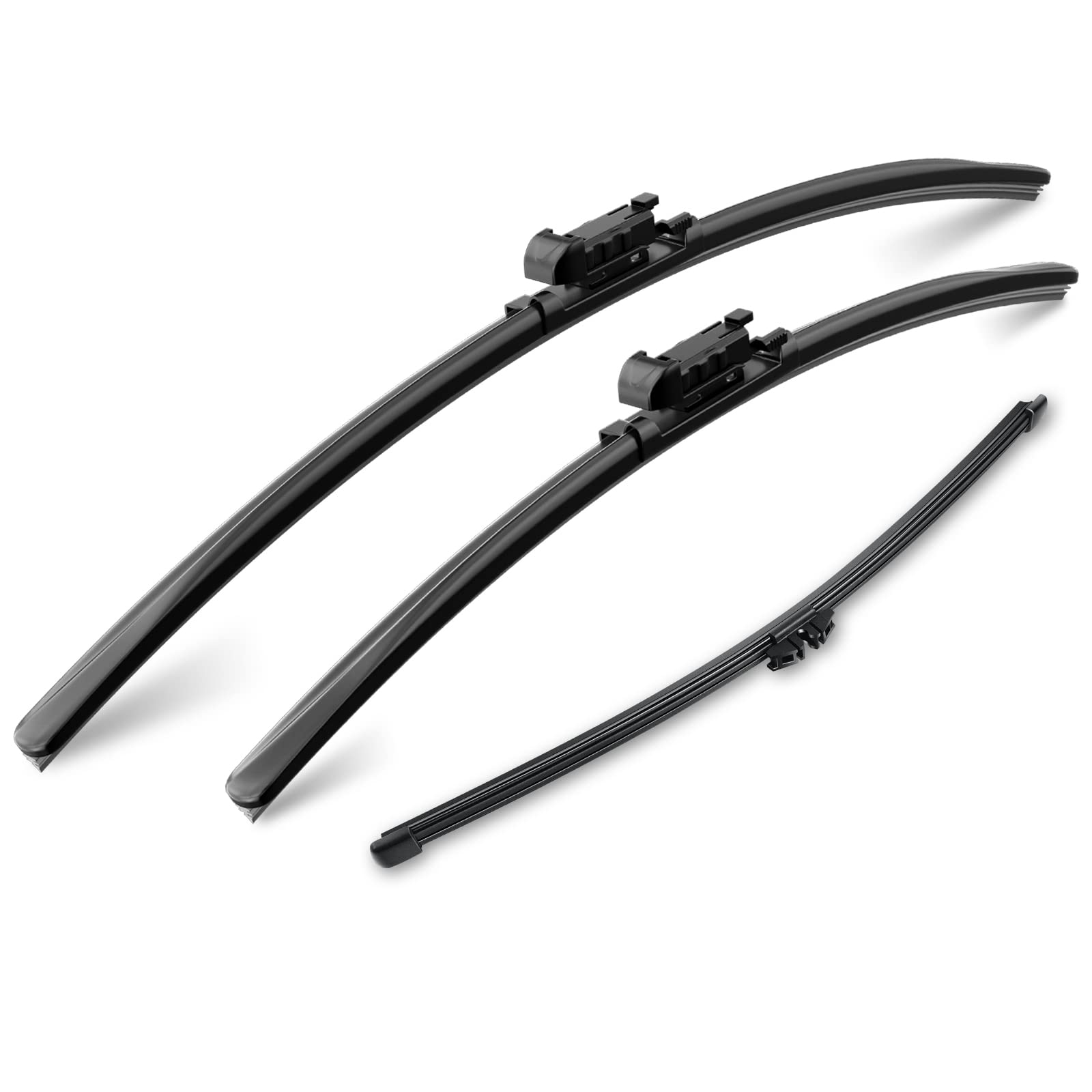 Gardimu Front And Rear Windshield Wiper Blades, 3 Pcs Front And Back Windshield Wipers Blades Replacement For Ford Escape 2013-2