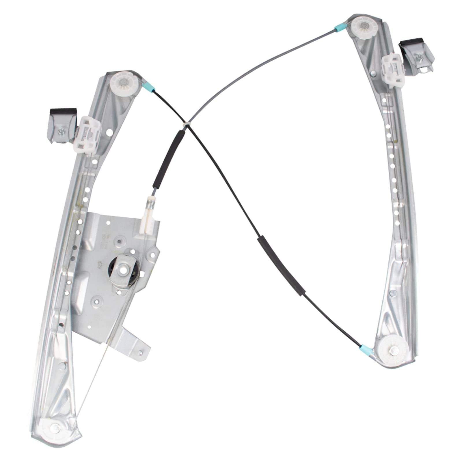 Trq Front Power Window Regulator Set Compatible With 2003-2006 Lincoln Ls Fo1350163 Fo1351163