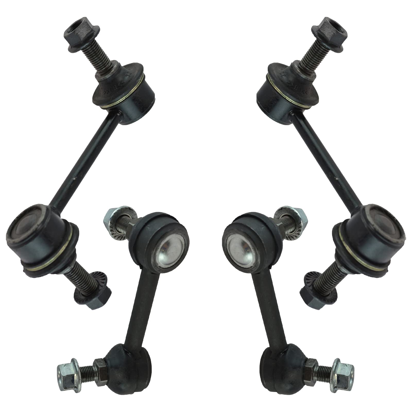 Trq Front & Rear Sway Bar Stabilizer Link Set Compatible With 2007-2015 Mazda Cx-9