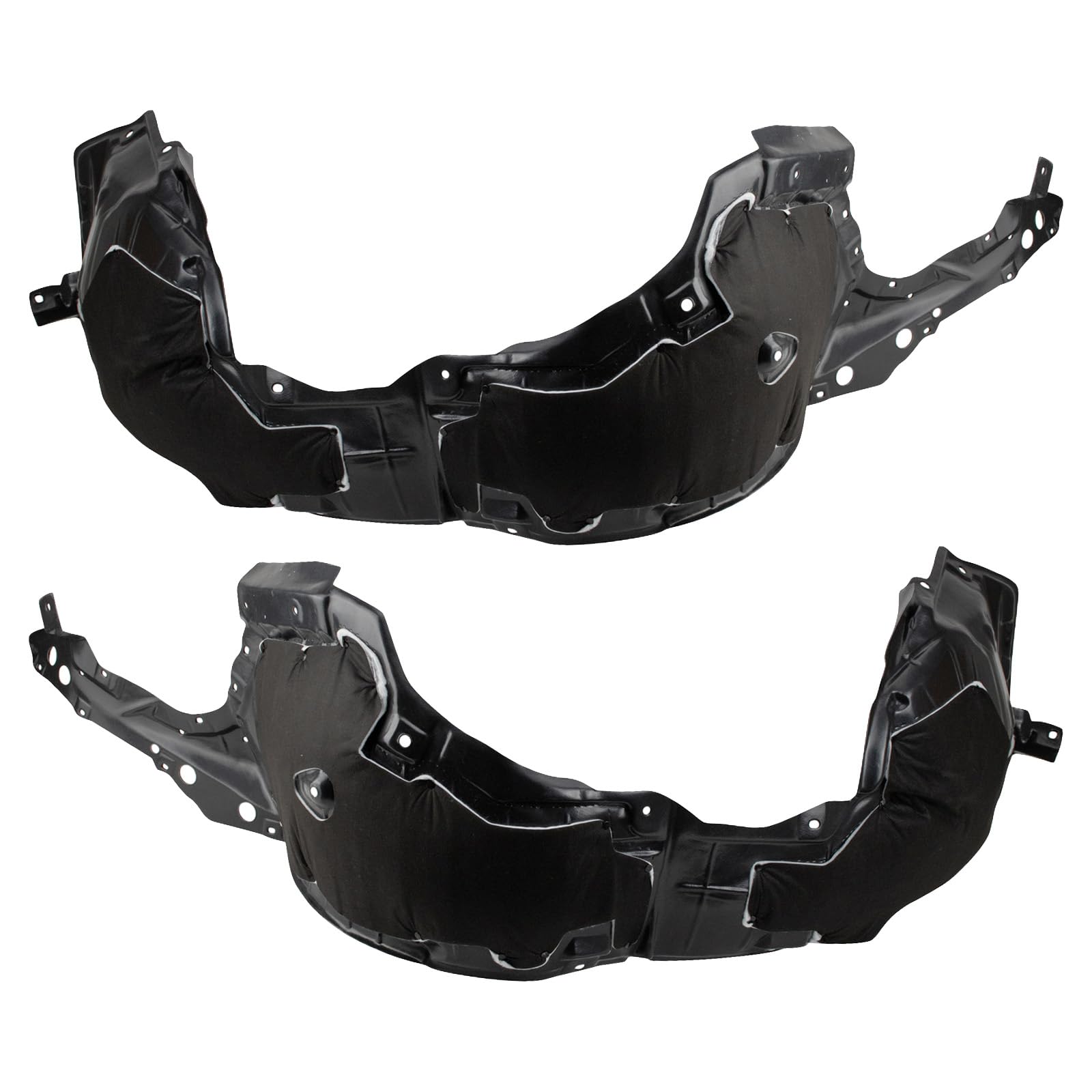 Trq Front Inner Fender Liner Set Compatible With 2016-2021 Nissan Maxima Ni1248159 Ni1249159