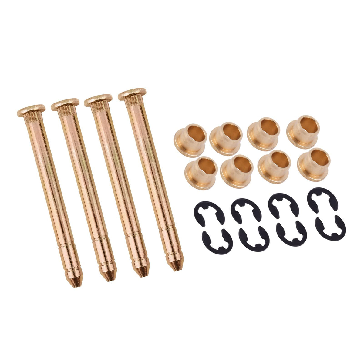 Door Hinge Pin And Bushing Kit Fits For Ford F150 F250 F350 Bronco(2Door - 4Pins