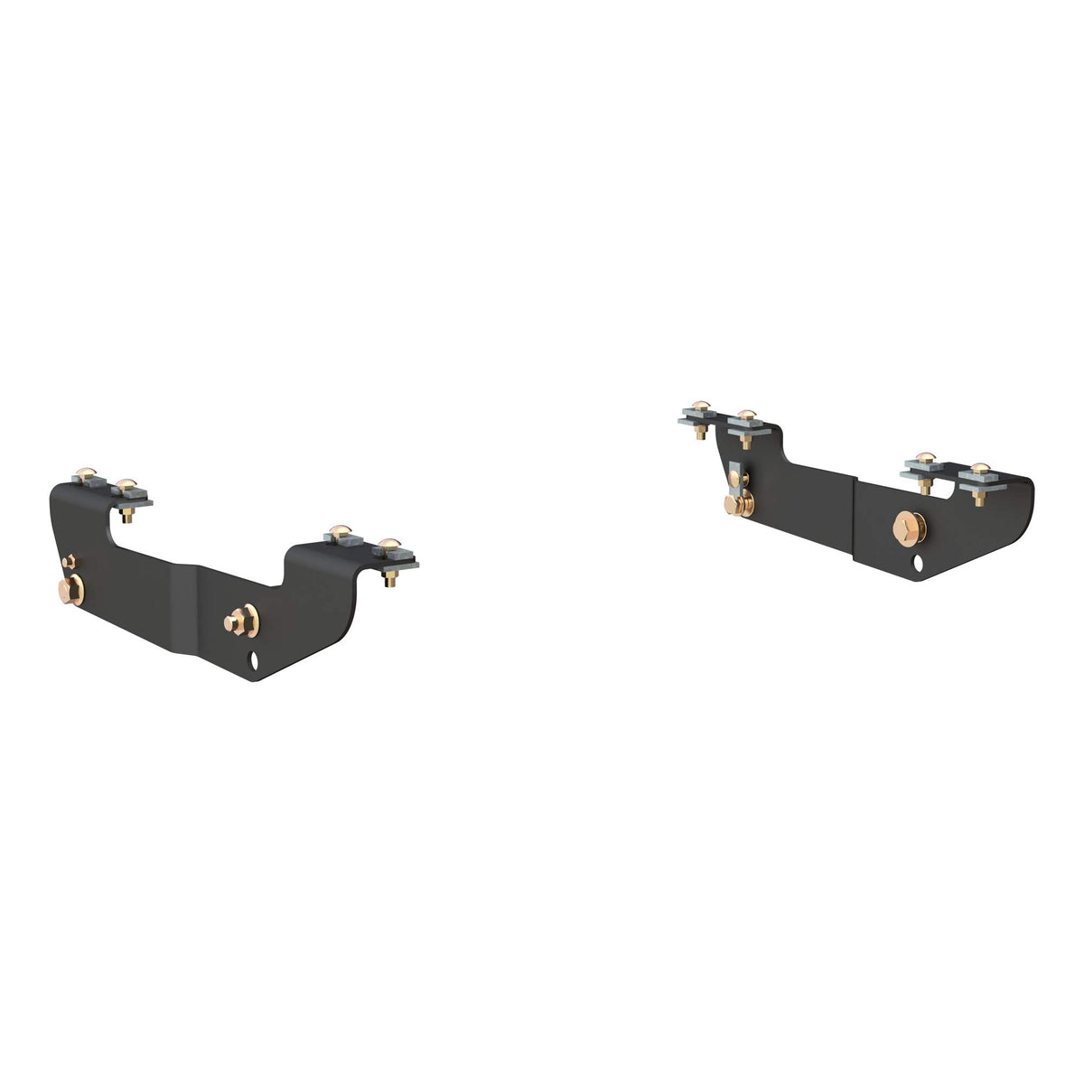 Curt 16418 5Th Wheel Installation Brackets, Select Chevrolet Silverado, Gmc Sierra 1500, 2500, 3500, Hd, Black