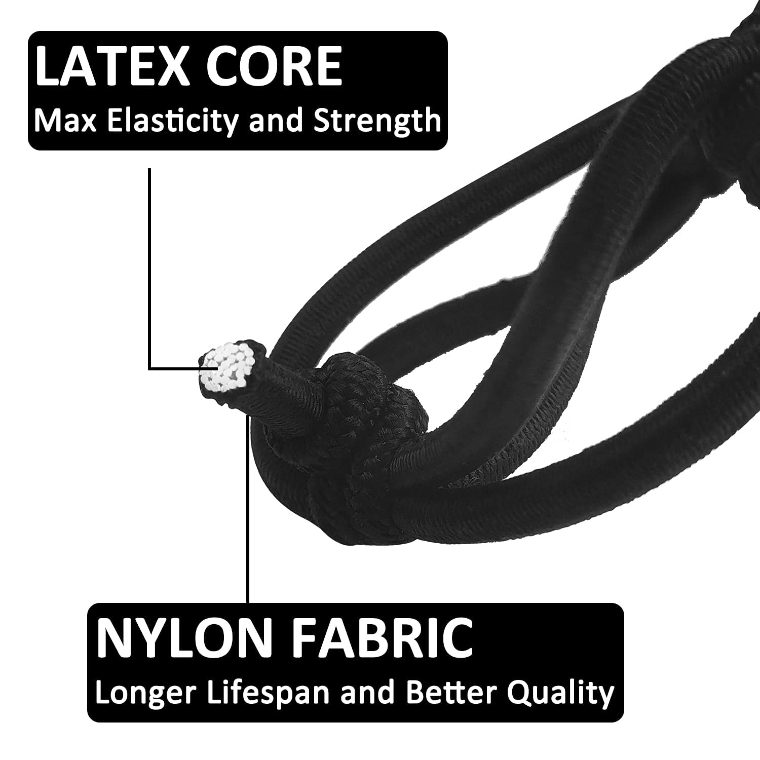 Funmit 22''X38'' Cargo Net Stretches To 44''X76'', Latex Bungee Cargo Net With 2''X2'' Small Mesh And 12 Adjustable Plastic Hook
