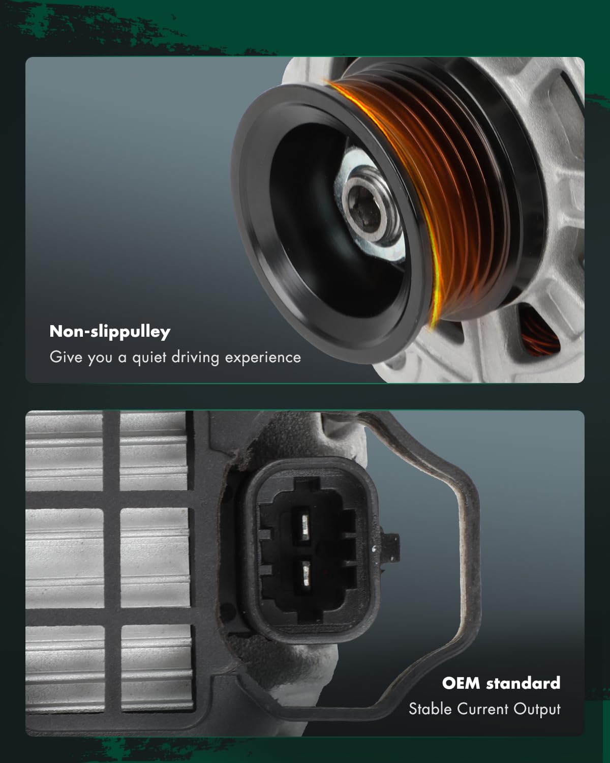 SCITOO Alternator Fits for Chevrolet for Sonic 2012 2013 2014 2015 2016 2017 2018, L4 1.8L, Manual Transmission - 12V 100Amp CW