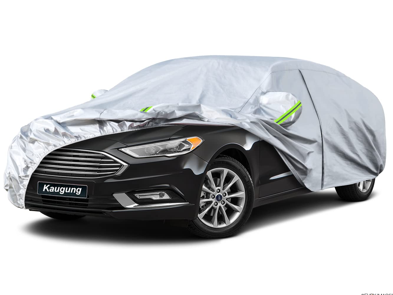 Kaugung 6 Layers Car Cover Custom Fit Ford Fusion Sedan From 2005 To 2025, Waterproof Car Cover All Weather For Automobiles Outd