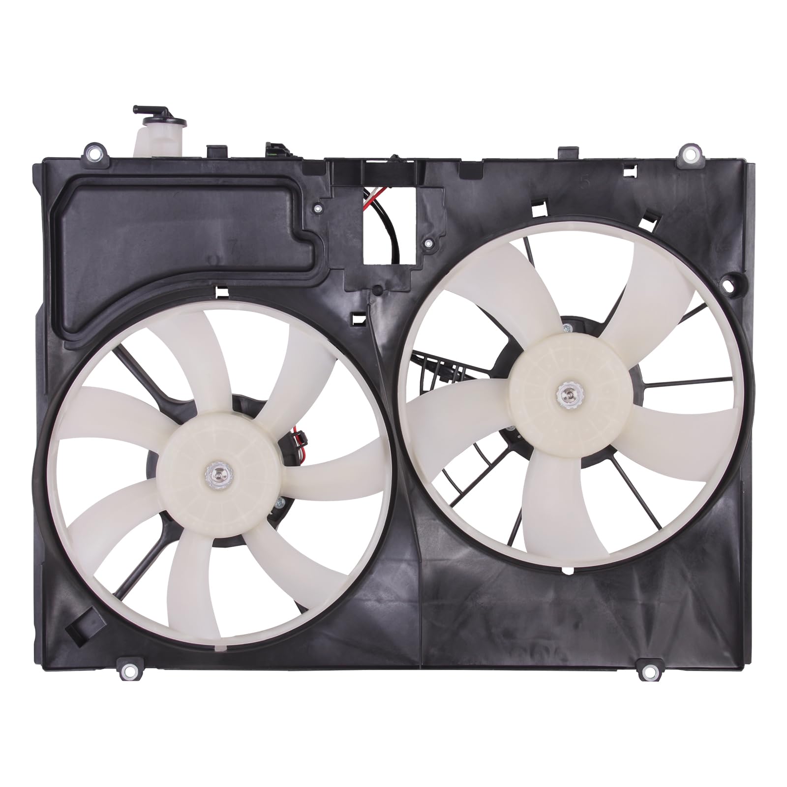 TYG Upgraded Cooling Fan Assembly for 2007-2010 Toyota Sienna 3.5L | Racing-Level OE Replacement Engine Radiator for 16363-0P110